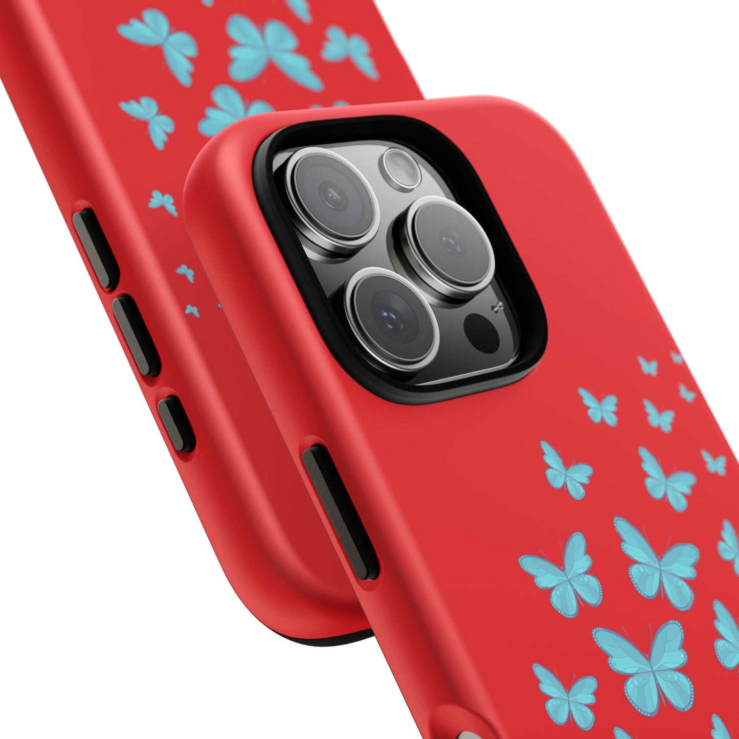 Butterflies in Red - Tough Cases iPhone Samsung Google Pixel - MahaCase