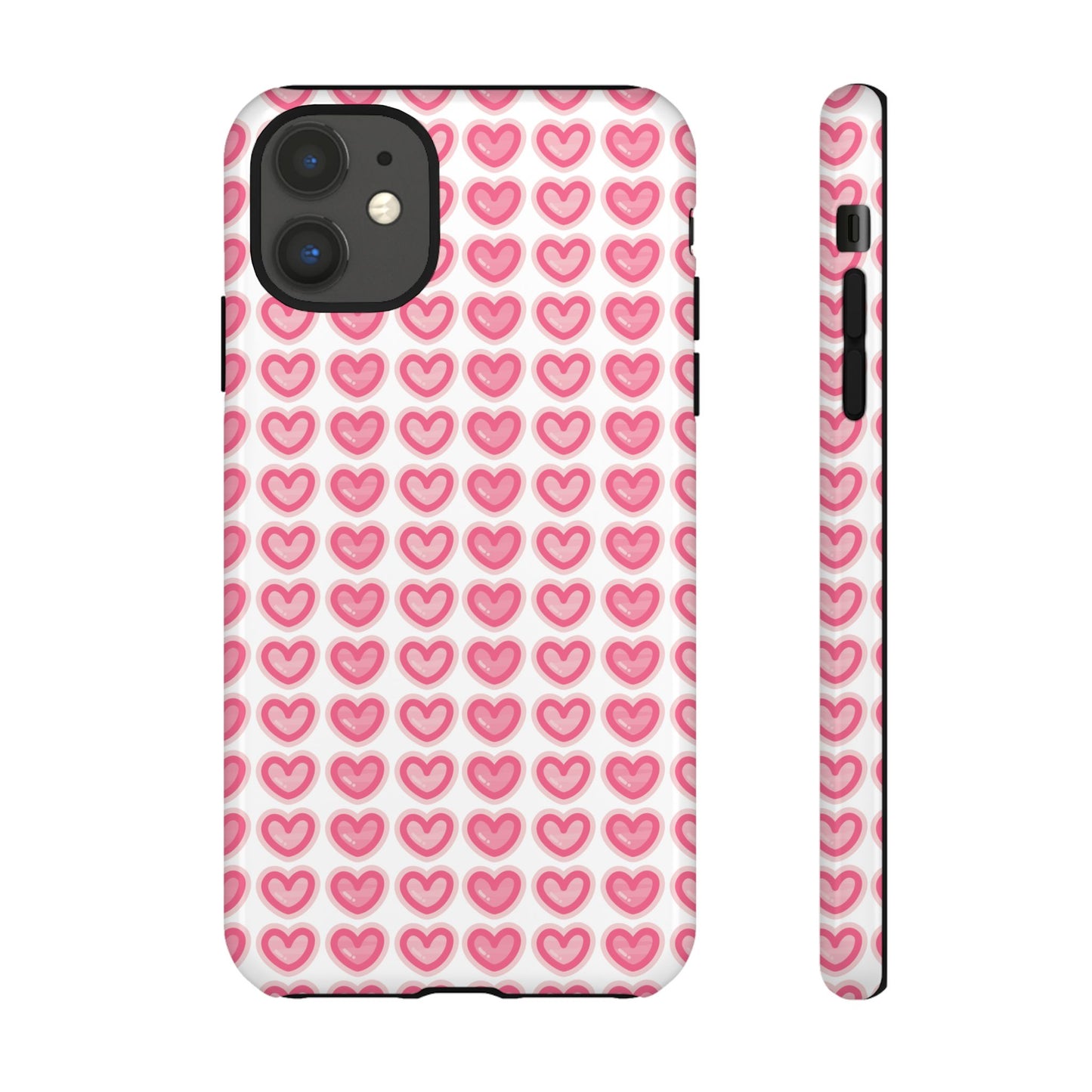 Hearts Pattern - Tough Cases iPhone Samsung Google Pixel - MahaCase