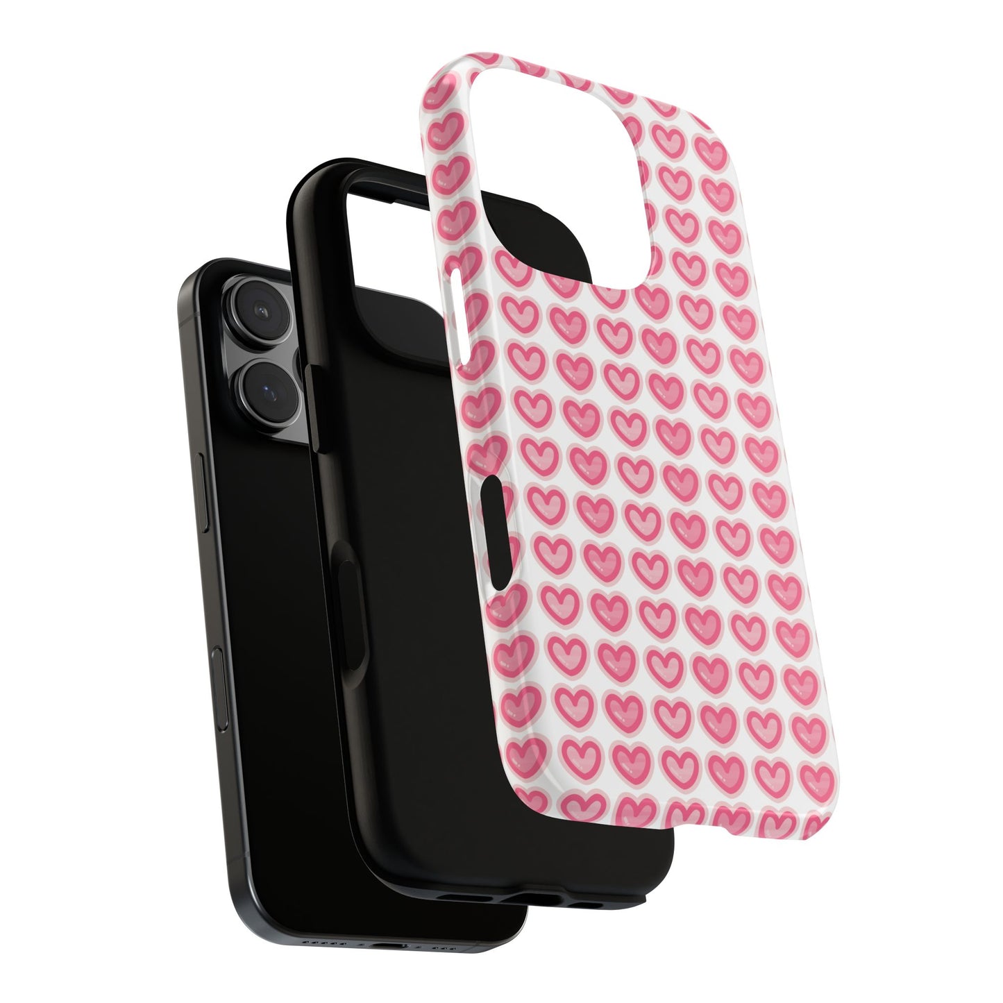 Hearts Pattern - Tough Cases iPhone Samsung Google Pixel - MahaCase