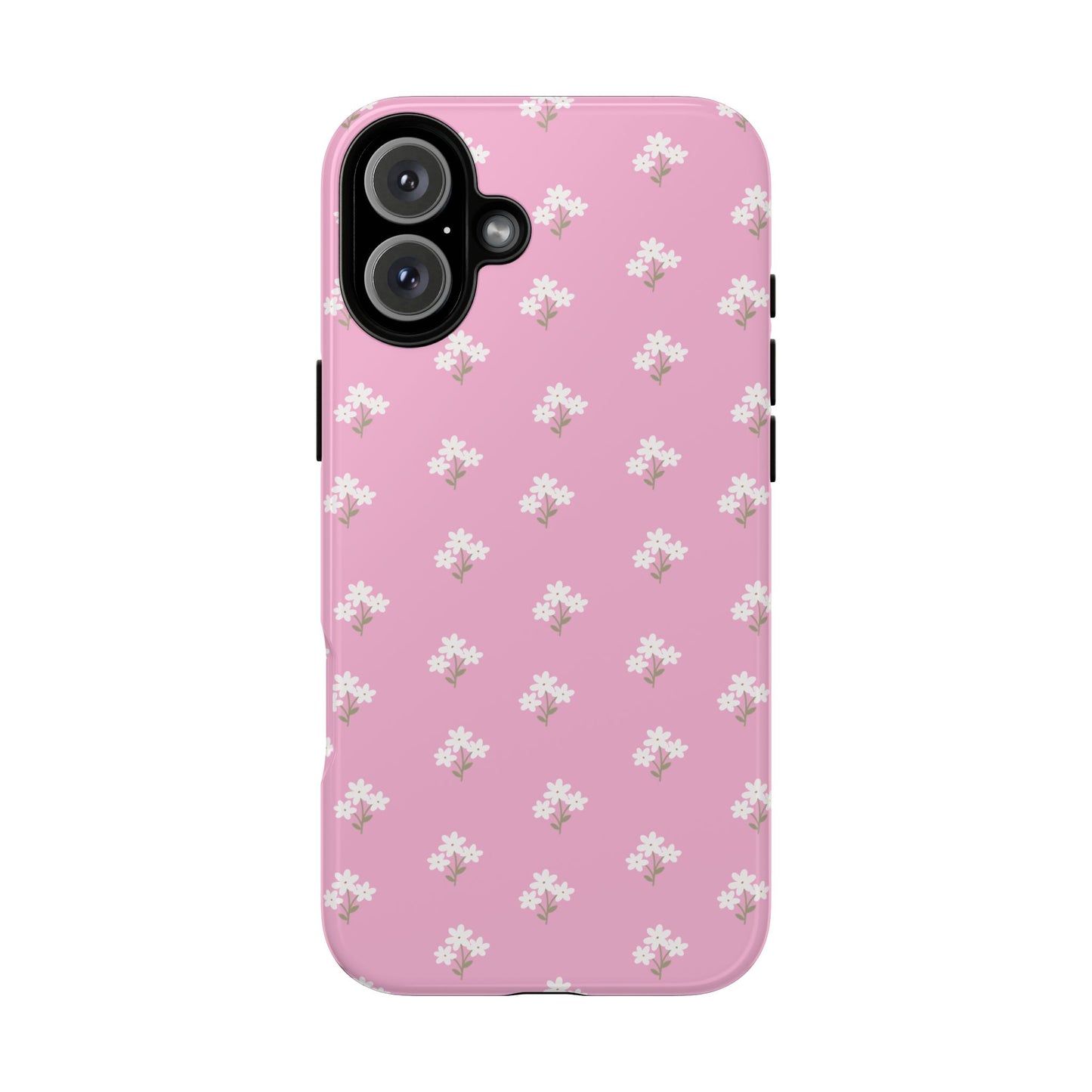 Floral Tough Phone Case - Pink Blossom Design - iPhone Samsung Galaxy Google Pixel - MahaCase