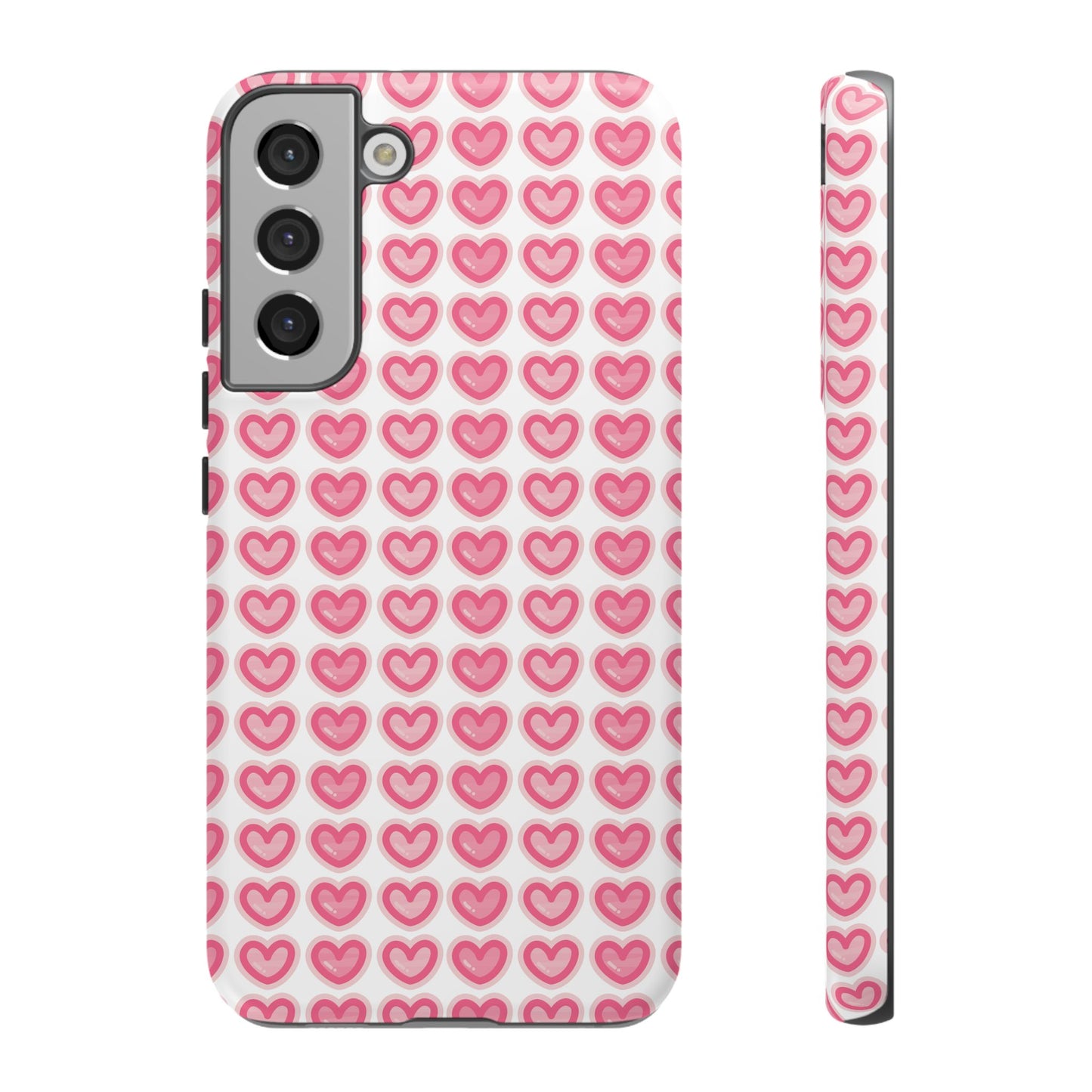 Hearts Pattern - Tough Cases iPhone Samsung Google Pixel - MahaCase