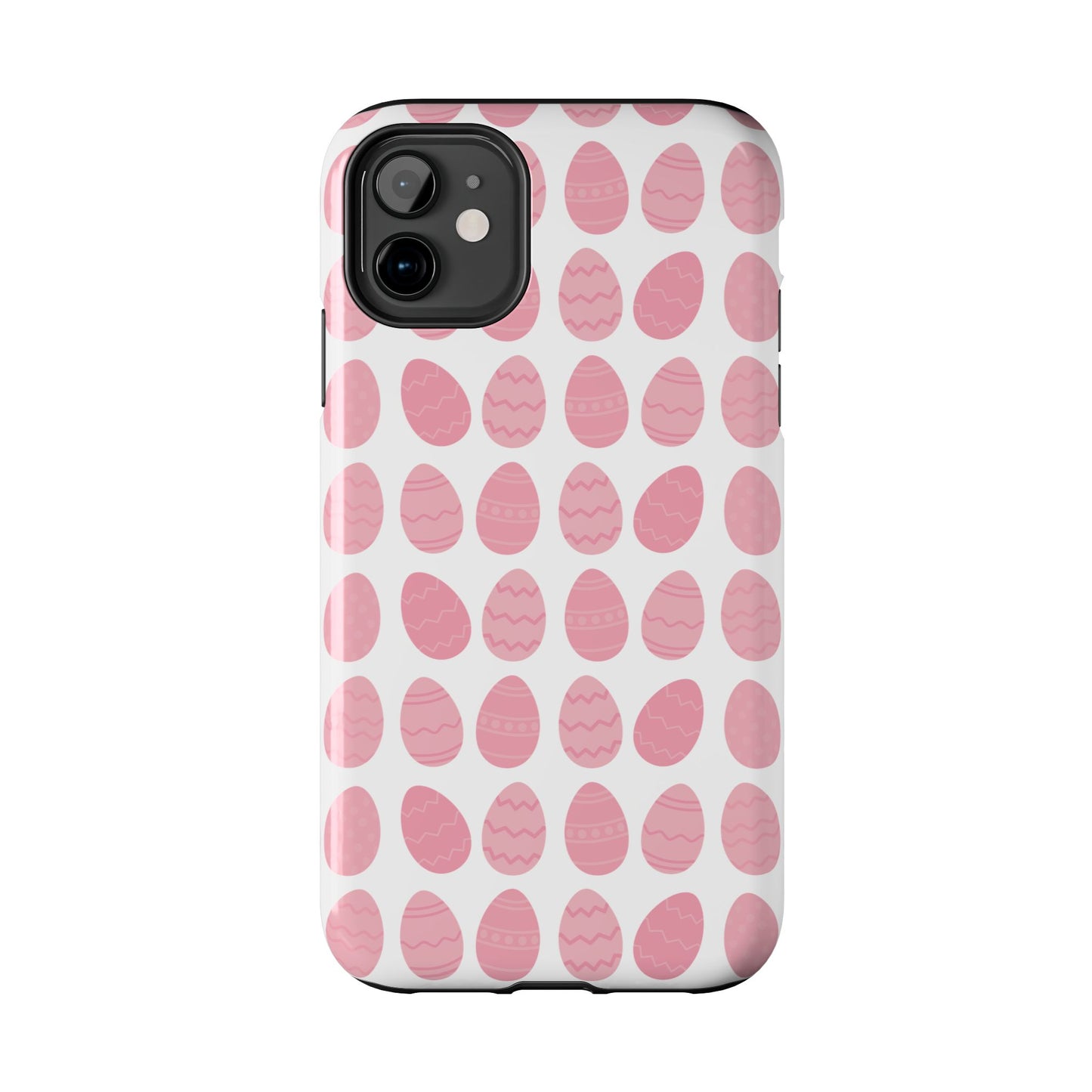Pink Easter Egg Tough Phone Cases - Durable Protection for Spring Celebrations iPhone Samsung Galaxy - MahaCase