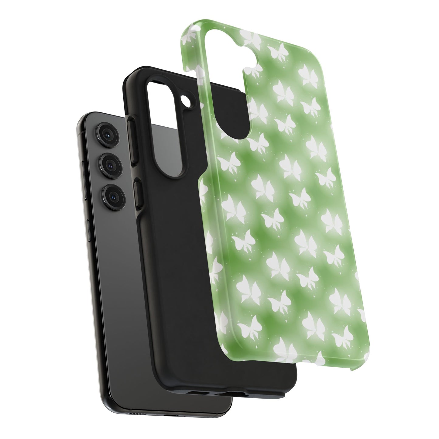 Nature-Inspired Tough Phone Case with Butterfly Design iPhone Samsung Galaxy - MahaCase