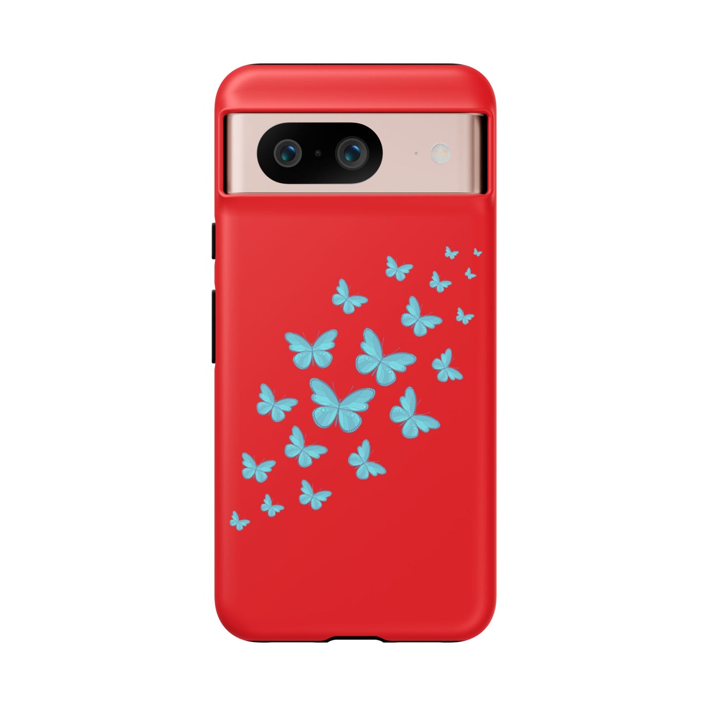 Butterflies in Red - Tough Cases iPhone Samsung Google Pixel - MahaCase