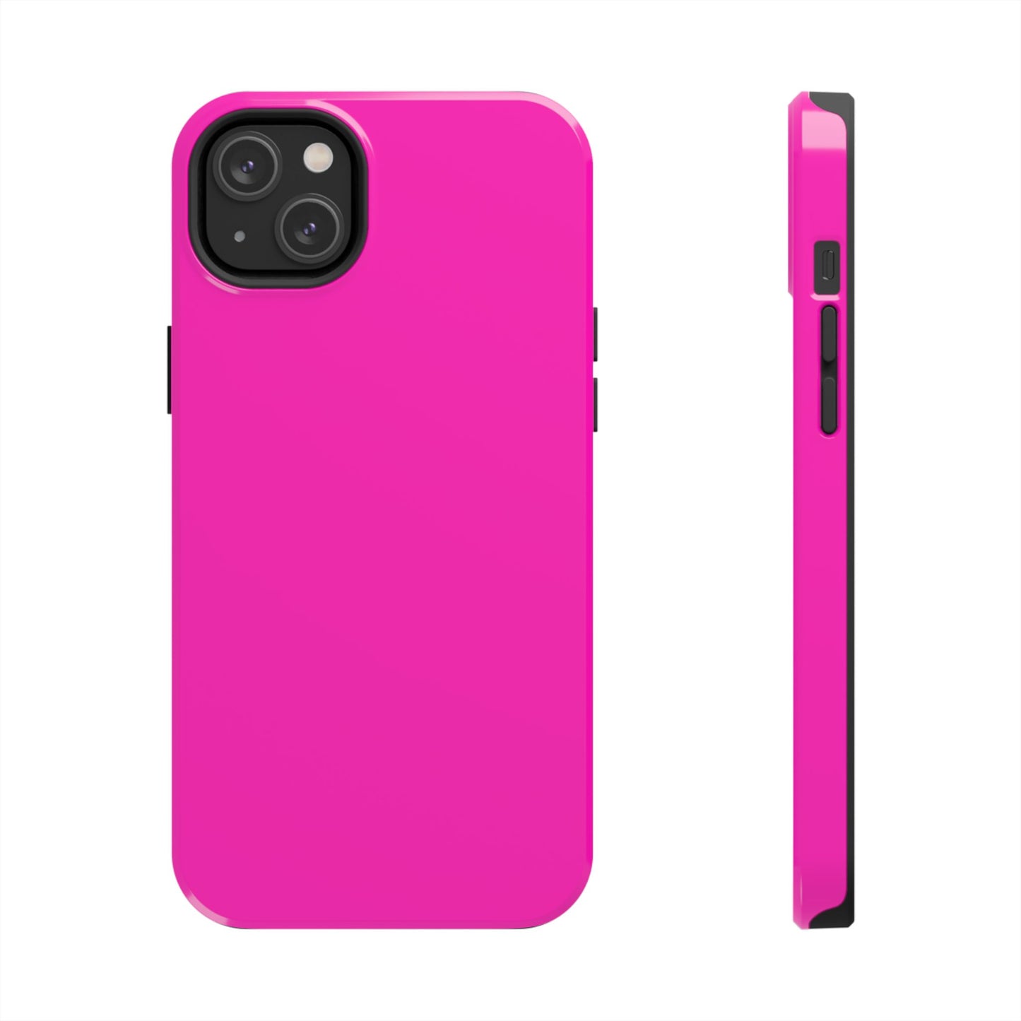 Simple Hot Pink-Tough Phone Cases - MahaCase