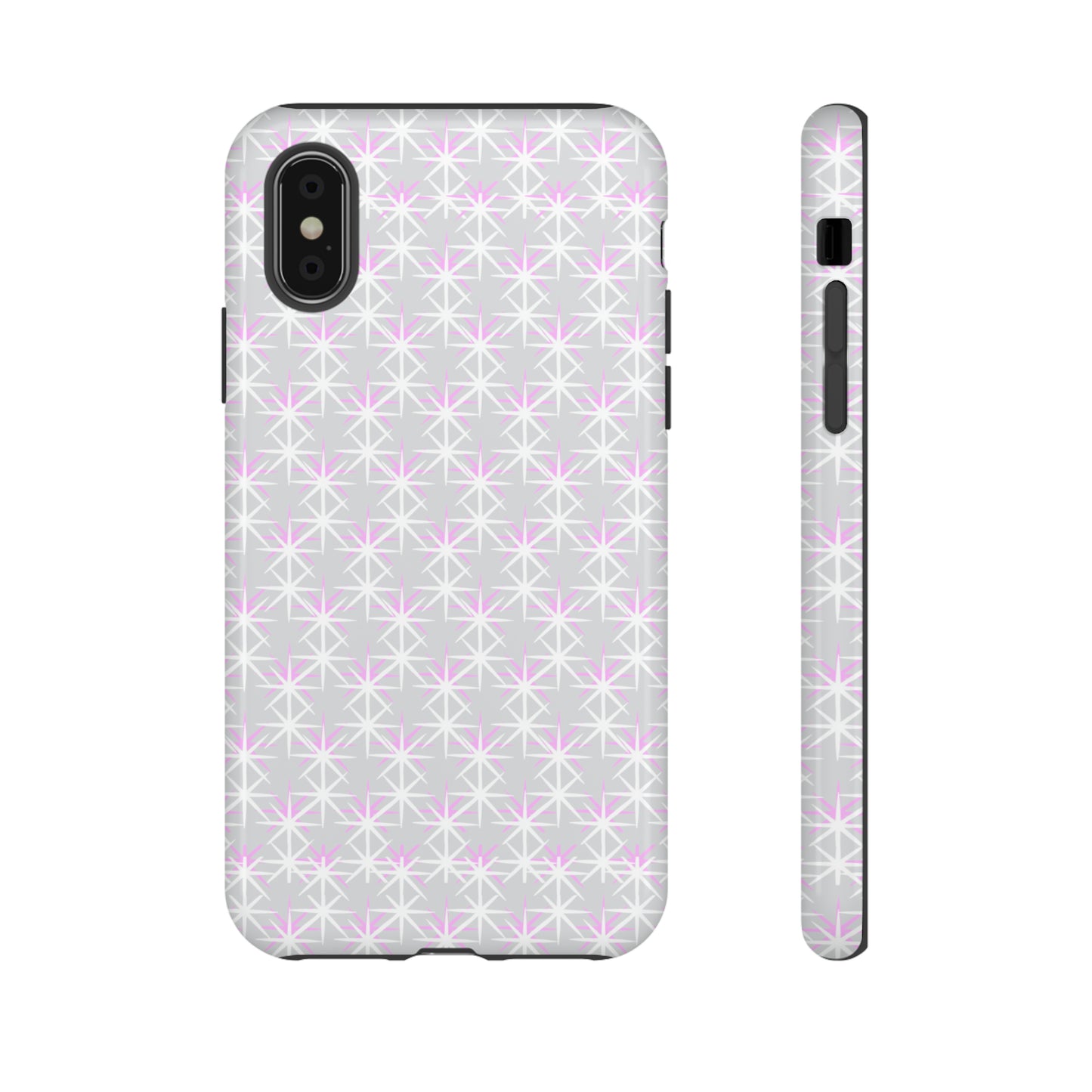 Grey Skies, Pink Stars-Tough Cases - MahaCase