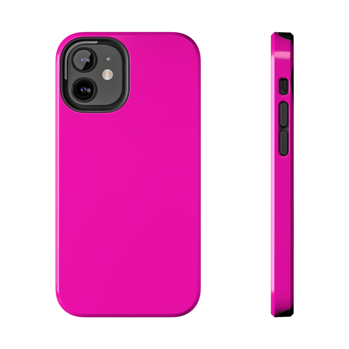 Simple Hot Pink-Tough Phone Cases - MahaCase