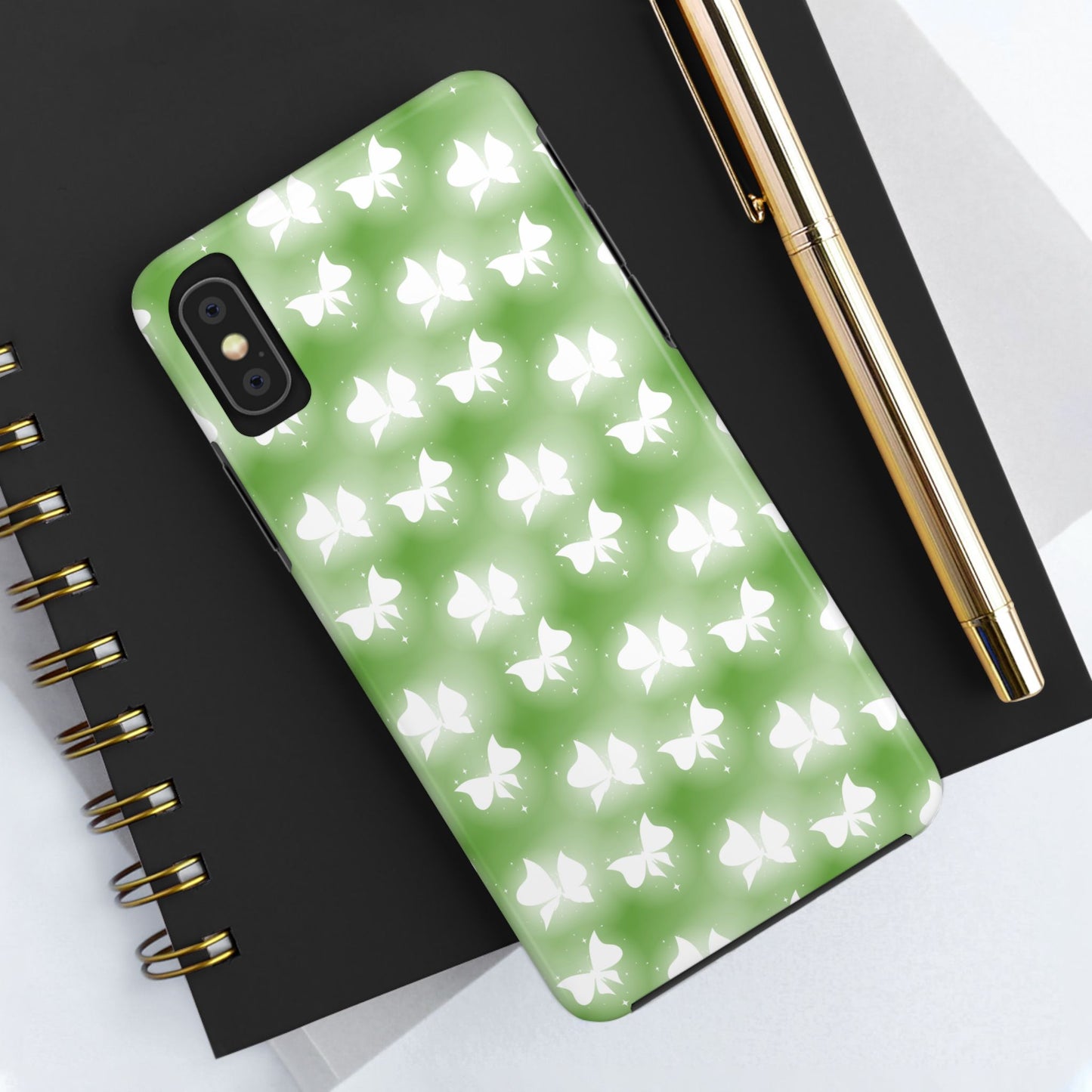 Nature-Inspired Tough Phone Case with Butterfly Design iPhone Samsung Galaxy - MahaCase