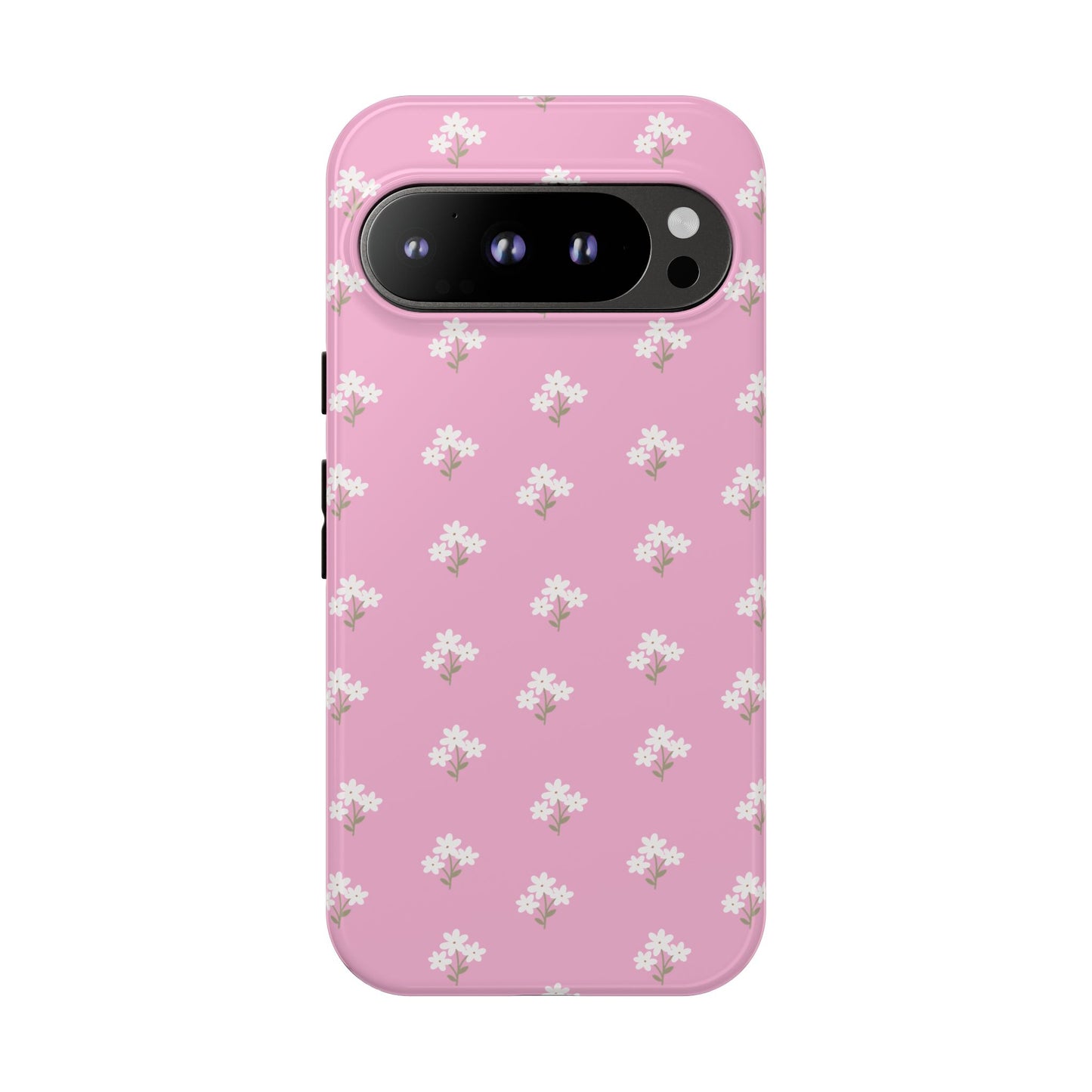 Floral Tough Phone Case - Pink Blossom Design - iPhone Samsung Galaxy Google Pixel - MahaCase