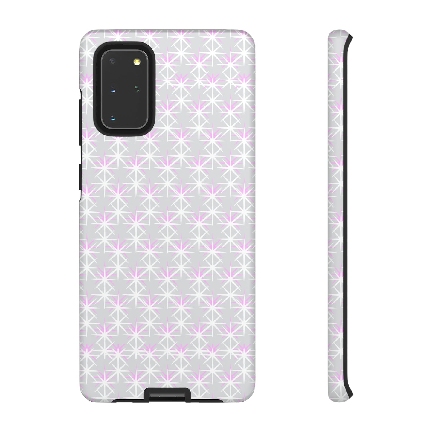 Grey Skies, Pink Stars-Tough Cases - MahaCase