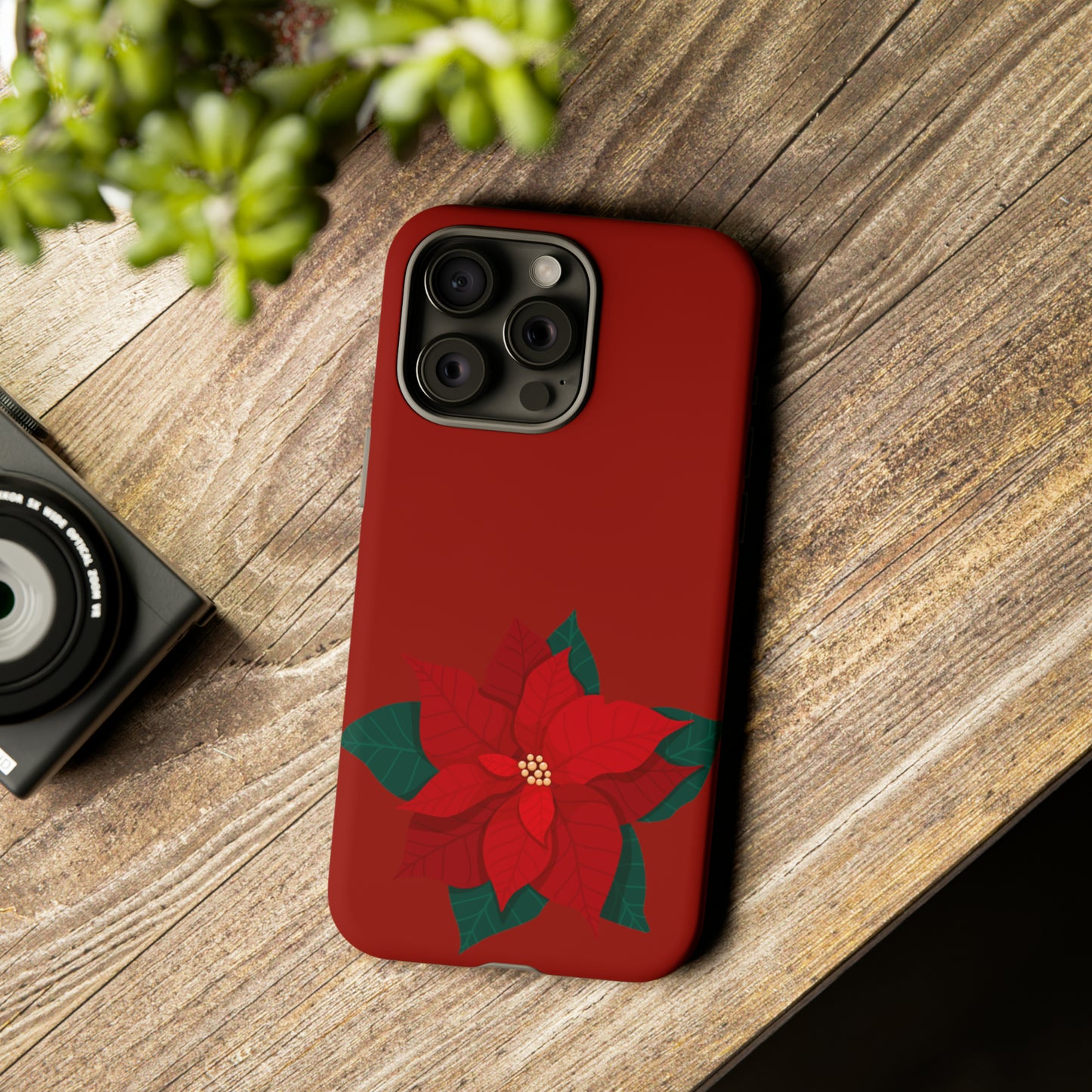 Poinsettia Charm #12-Tough Cases - MahaCase