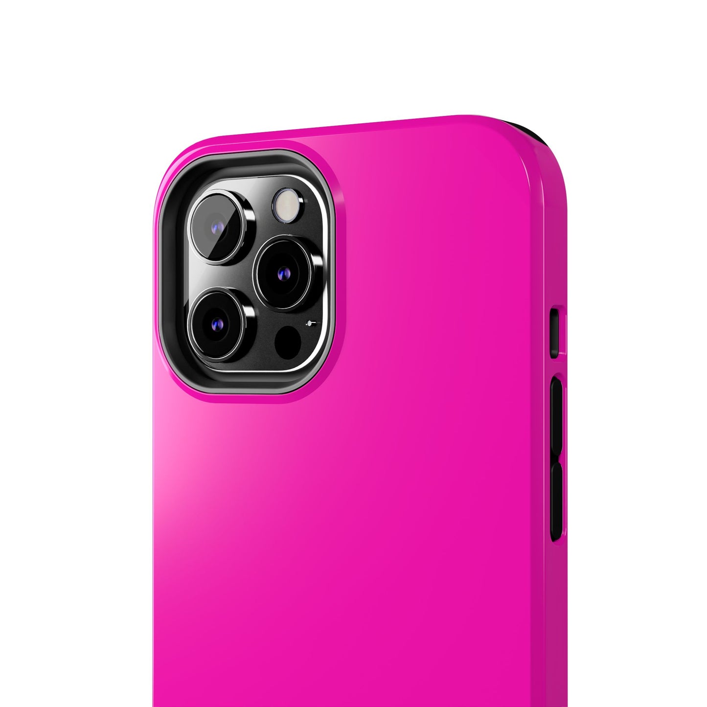 Simple Hot Pink-Tough Phone Cases - MahaCase