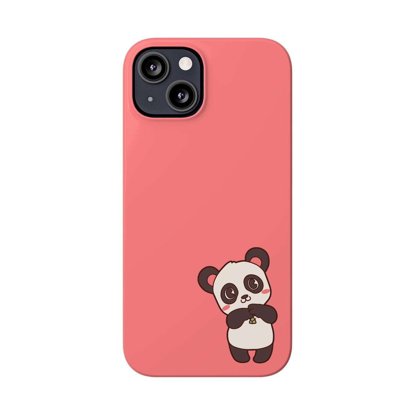 Cute Panda #36-Slim iPhone Cases - MahaCase