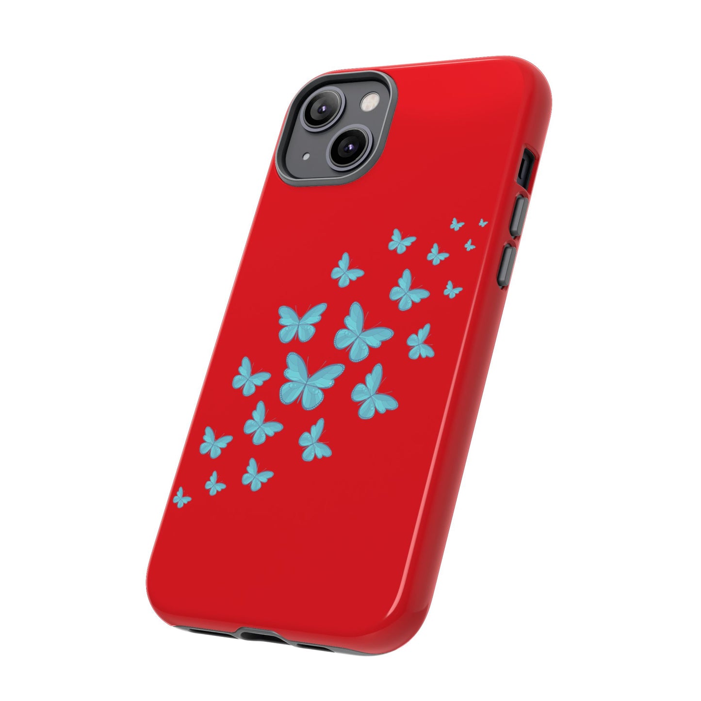 Butterflies in Red - Tough Cases iPhone Samsung Google Pixel - MahaCase