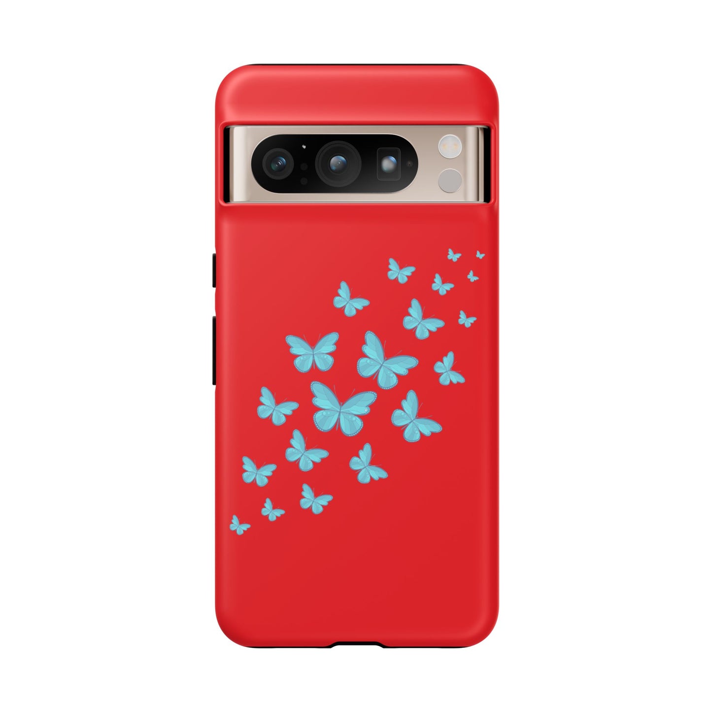 Butterflies in Red - Tough Cases iPhone Samsung Google Pixel - MahaCase