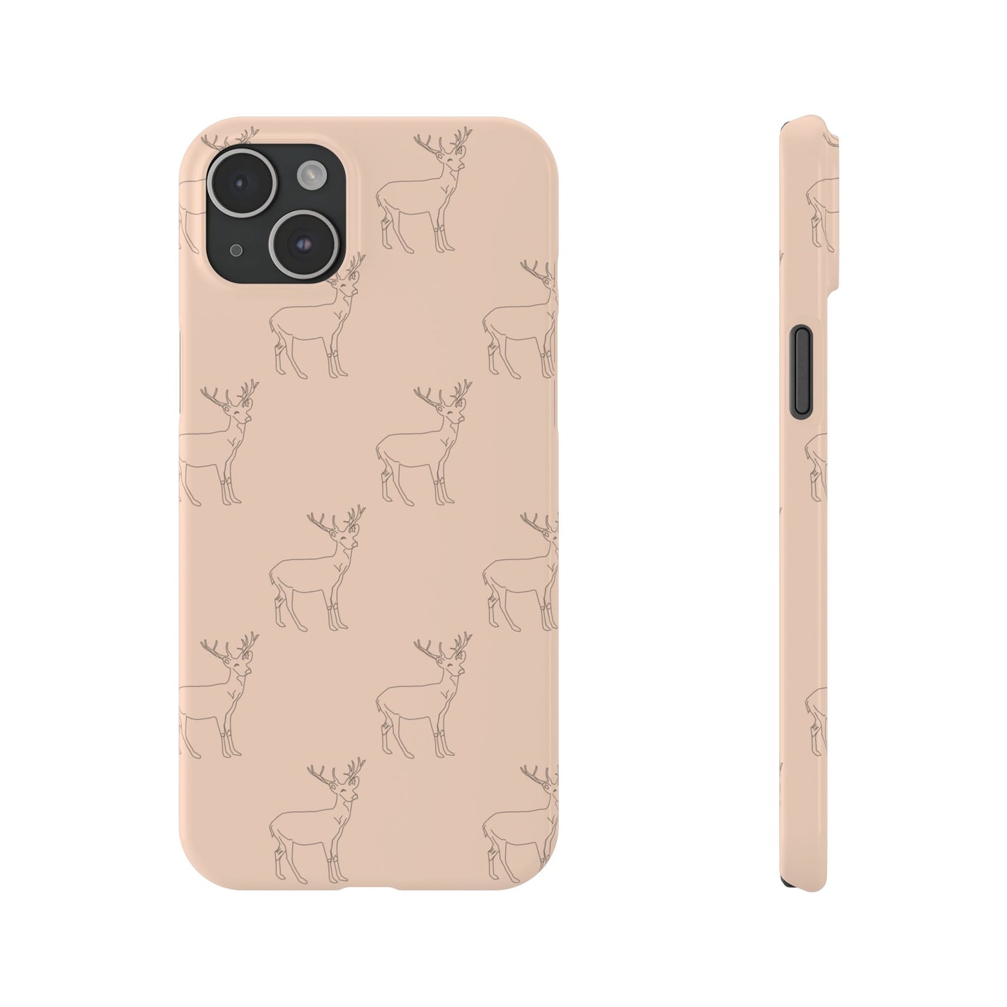 Deer Pattern #03-Slim iPhone Cases - MahaCase