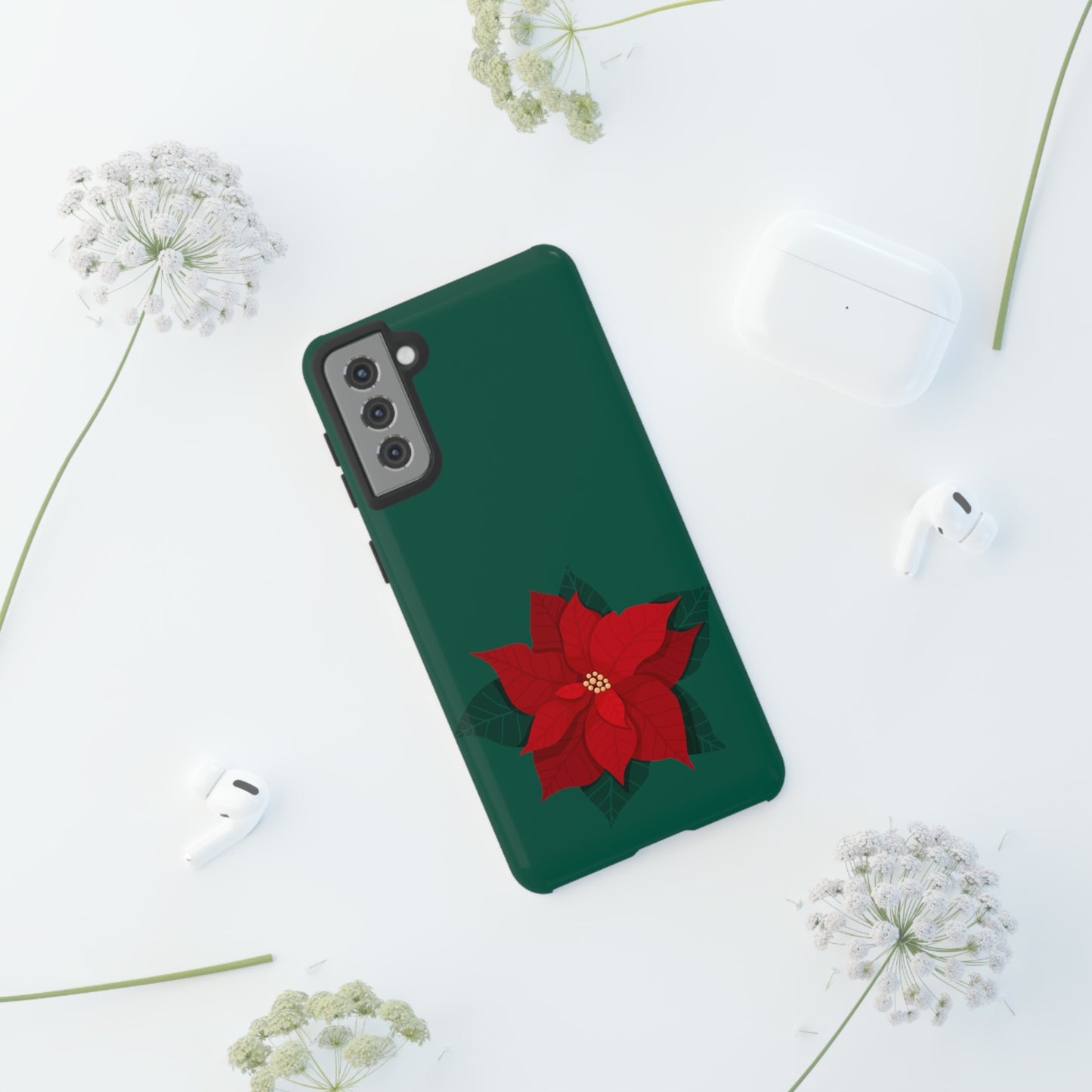 Poinsettia Charm #10-Tough Cases - MahaCase