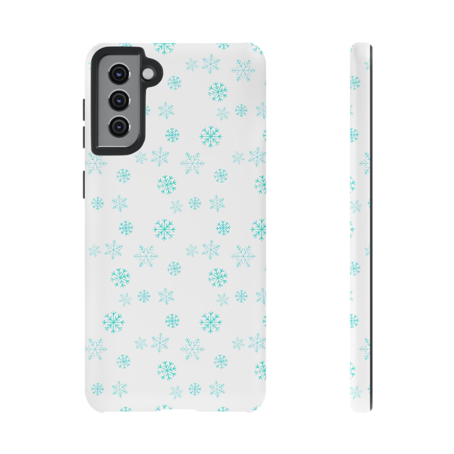 Snowy Blue #12 - Tough Cases iPhone Samsung Google Pixel - MahaCase
