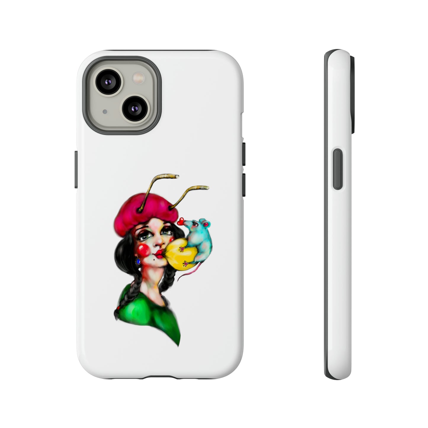 Design #211 White BKG-Tough Cases - MahaCase