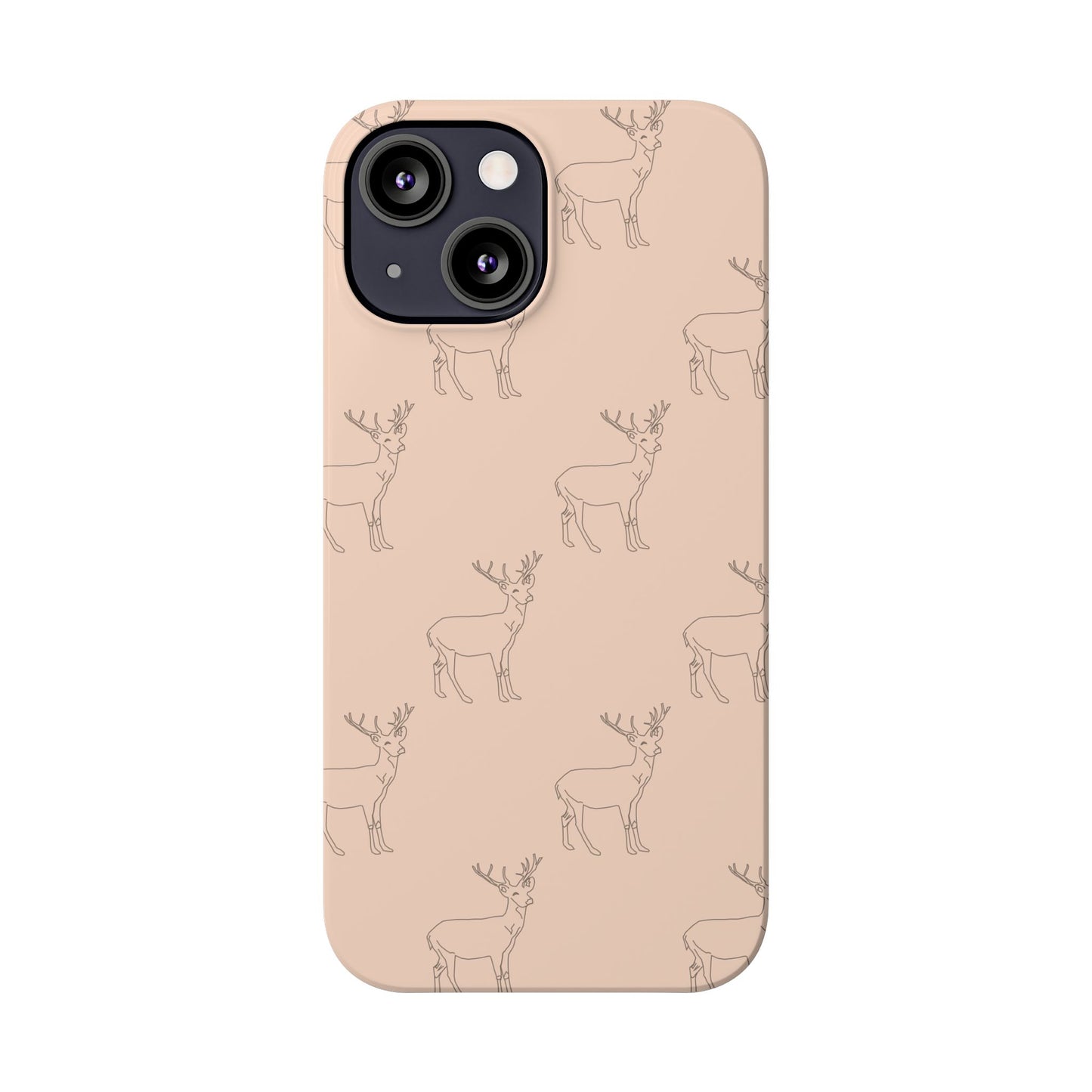 Deer Pattern #03-Slim iPhone Cases - MahaCase