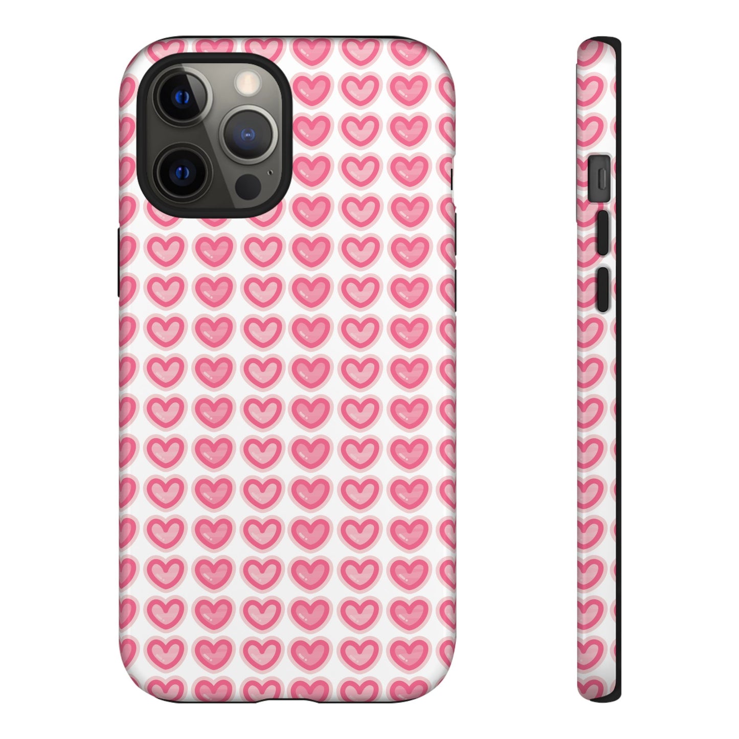 Hearts Pattern - Tough Cases iPhone Samsung Google Pixel - MahaCase