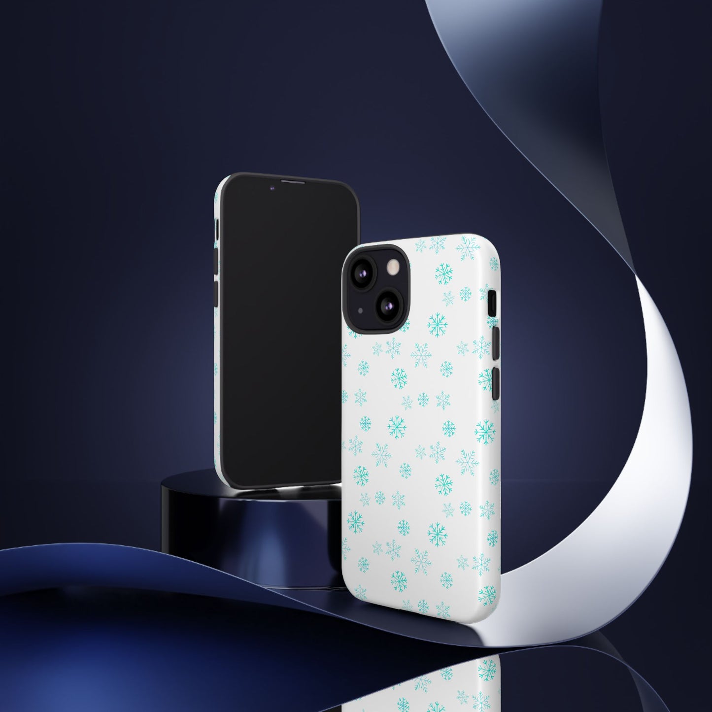 Snowy Blue #12 - Tough Cases iPhone Samsung Google Pixel - MahaCase