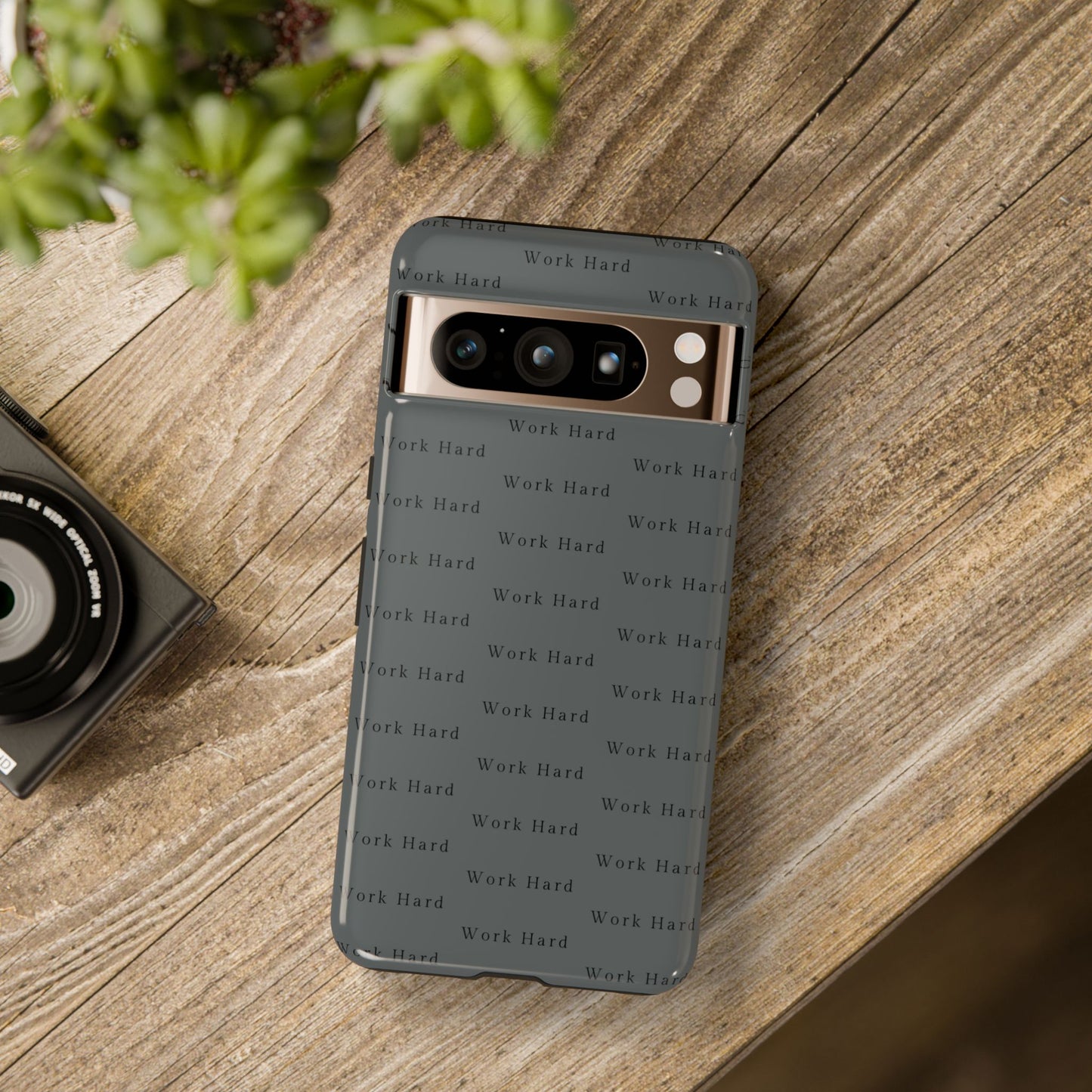 Work Hard Reminder Tough Cases iPhone Samsung Google Pixel - MahaCase