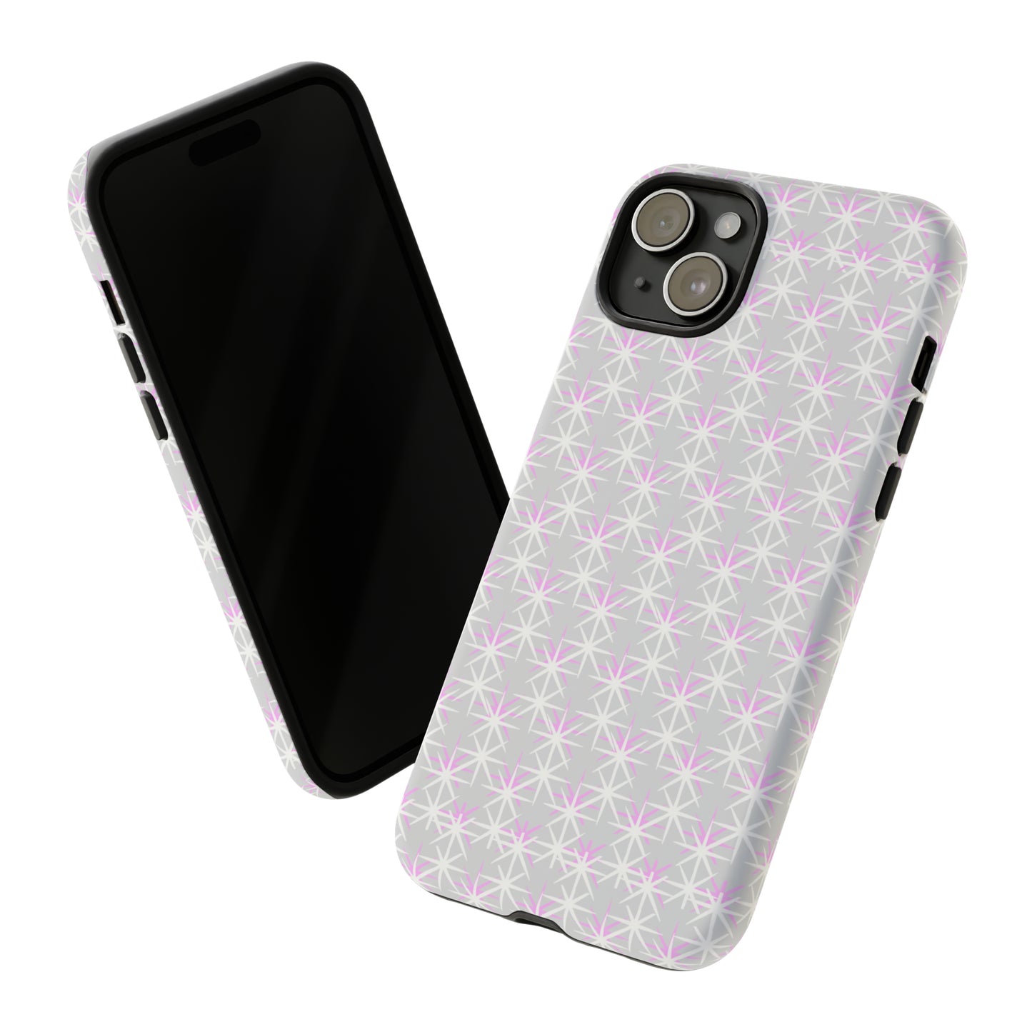 Grey Skies, Pink Stars-Tough Cases - MahaCase