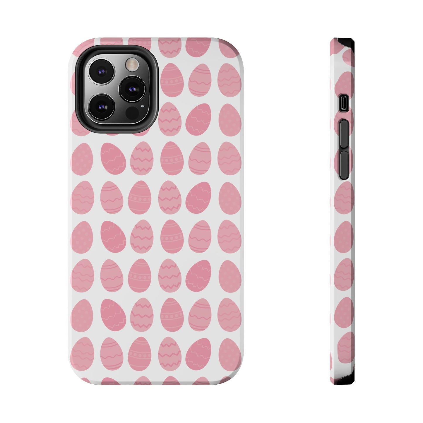 Pink Easter Egg Tough Phone Cases - Durable Protection for Spring Celebrations iPhone Samsung Galaxy - MahaCase