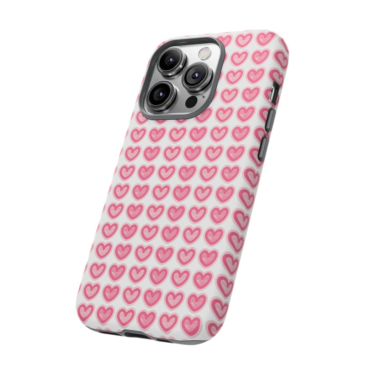 Hearts Pattern - Tough Cases iPhone Samsung Google Pixel - MahaCase