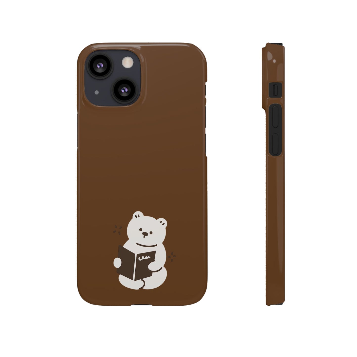 Reading Bear #02-Snap Cases - MahaCase
