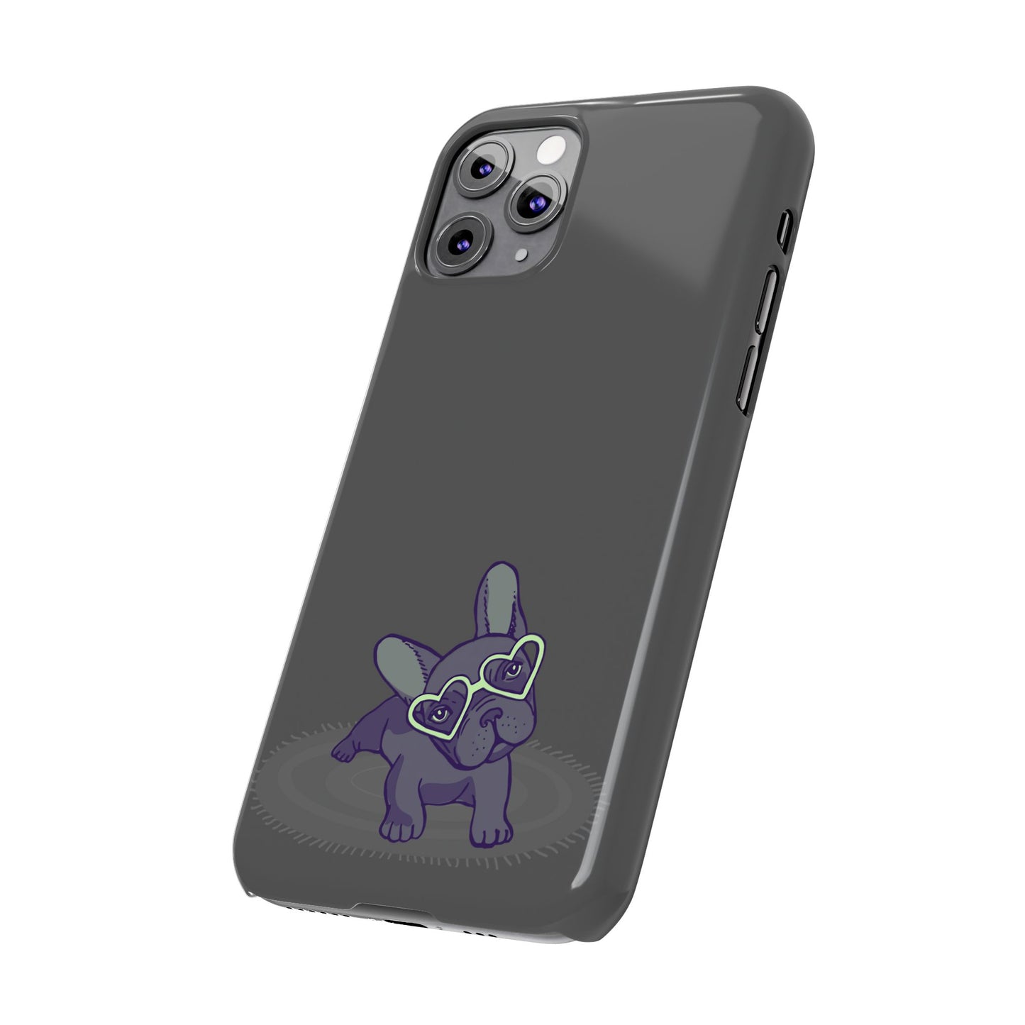 Bulldog Puppy Slim iPhone Cases - MahaCase