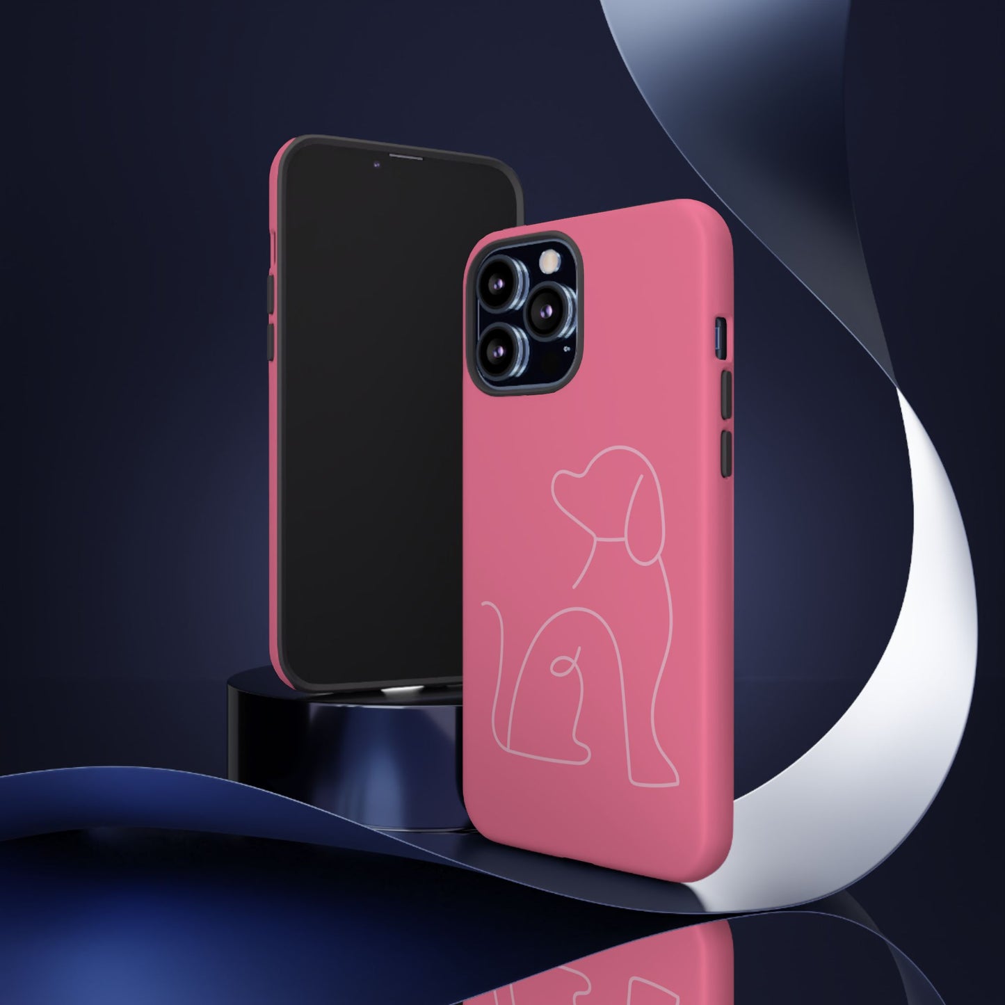 Pink Pup #10-Tough Cases iPhone Samsung Google Pixel - MahaCase