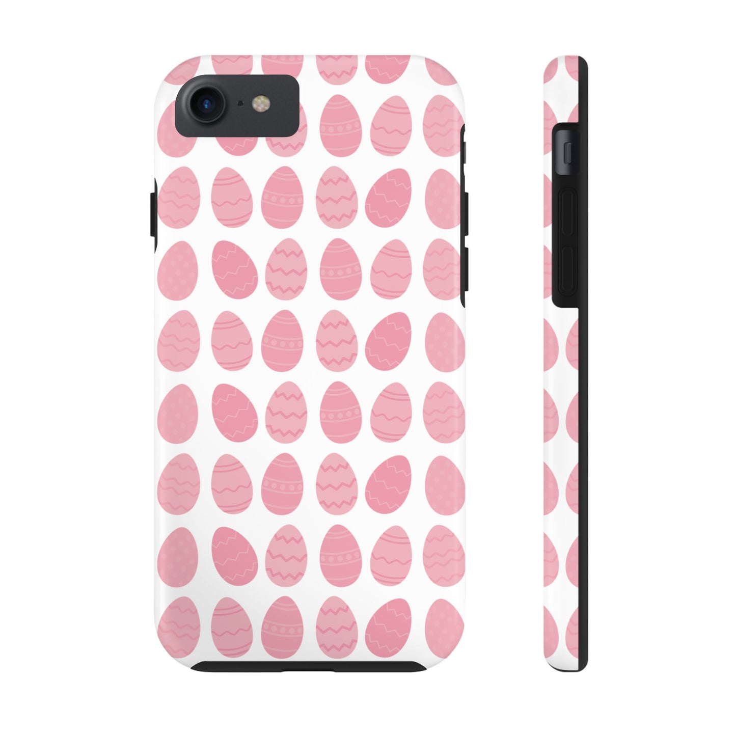 Pink Easter Egg Tough Phone Cases - Durable Protection for Spring Celebrations iPhone Samsung Galaxy - MahaCase