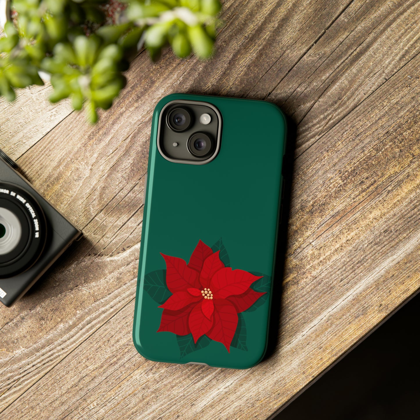 Poinsettia Charm #10-Tough Cases - MahaCase