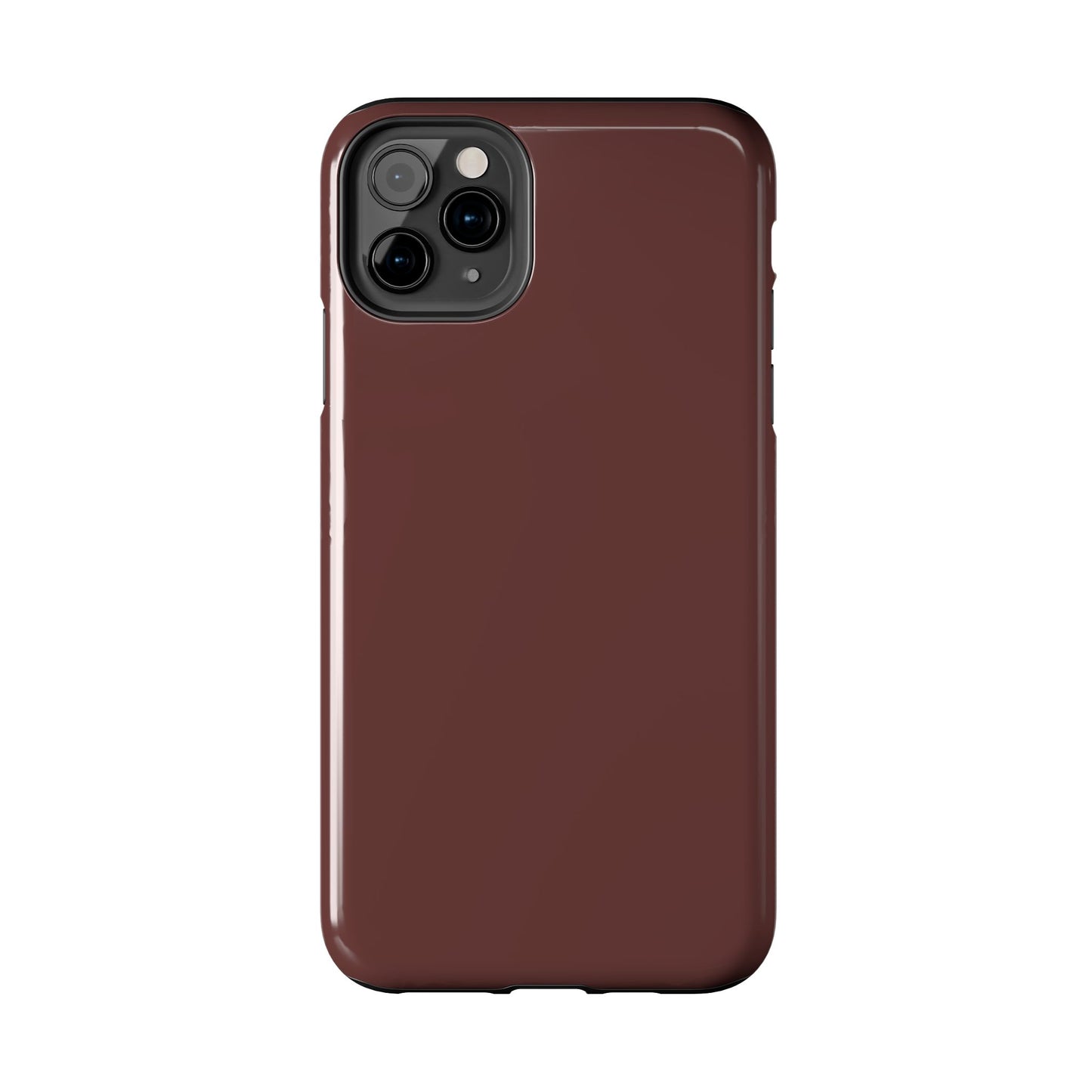 Phone Case - Garnet Color Fall 2025 Trending Color, Sturdy Phone Cases, Durable Cell Phone Covers, Trendy Gadget Protection, Unique Phone Accessories- iPhone, Samsung