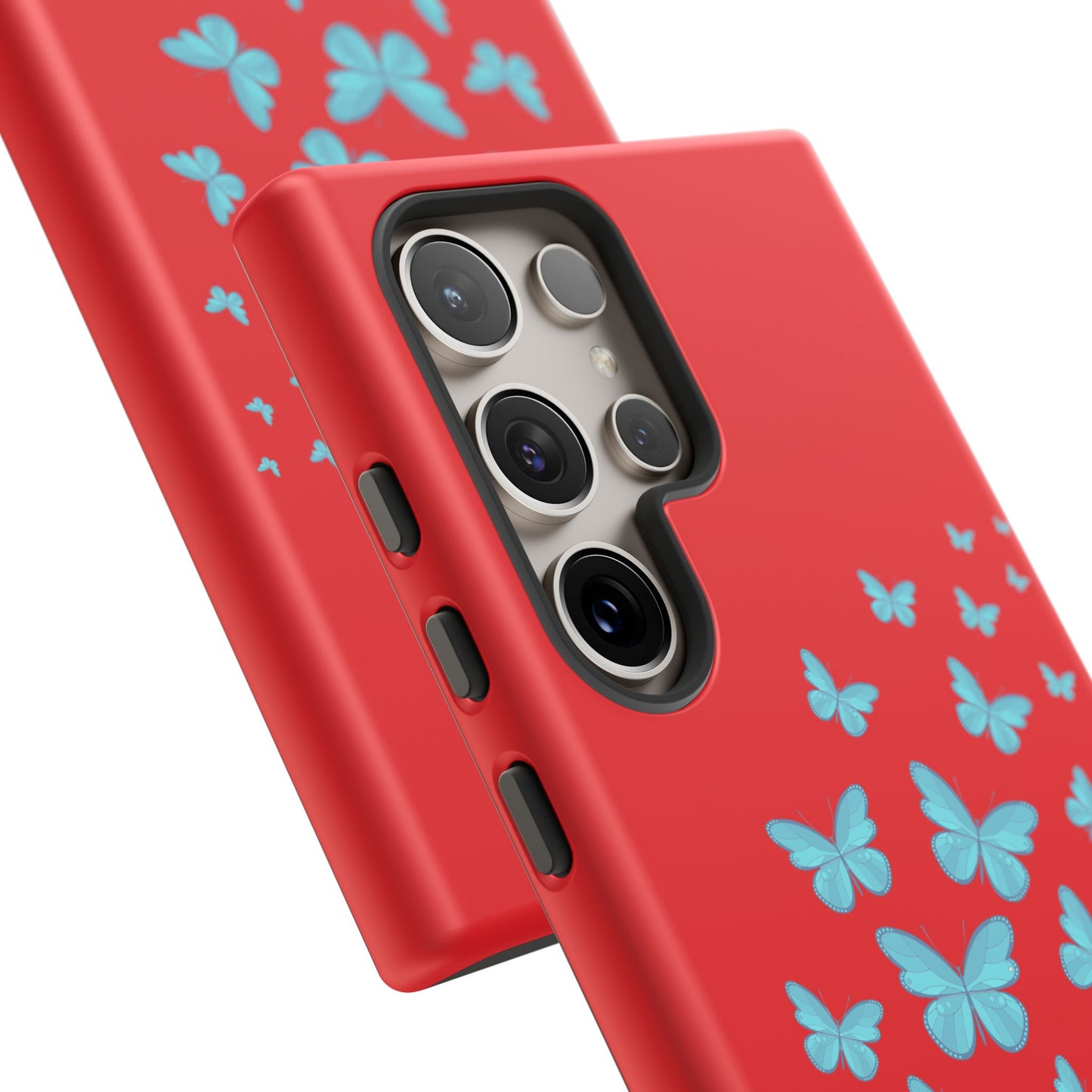 Butterflies in Red - Tough Cases iPhone Samsung Google Pixel - MahaCase