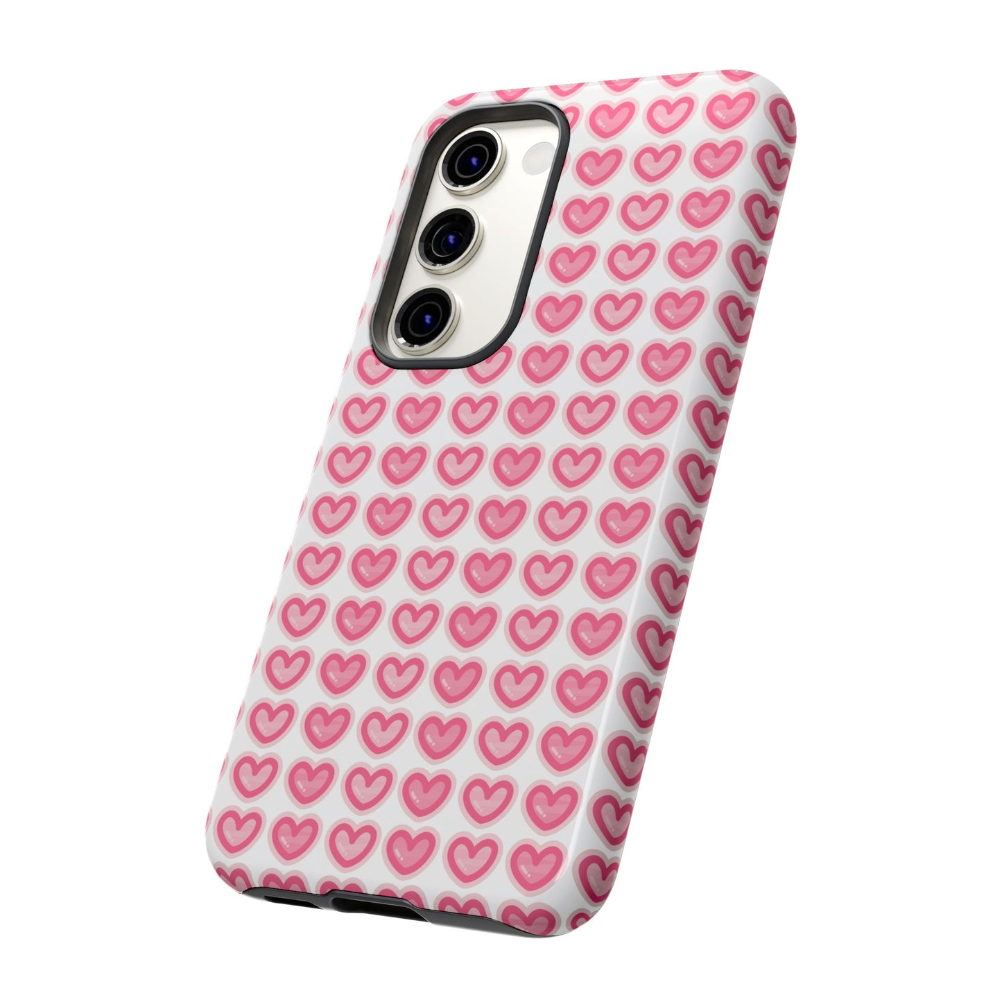 Hearts Pattern - Tough Cases iPhone Samsung Google Pixel - MahaCase