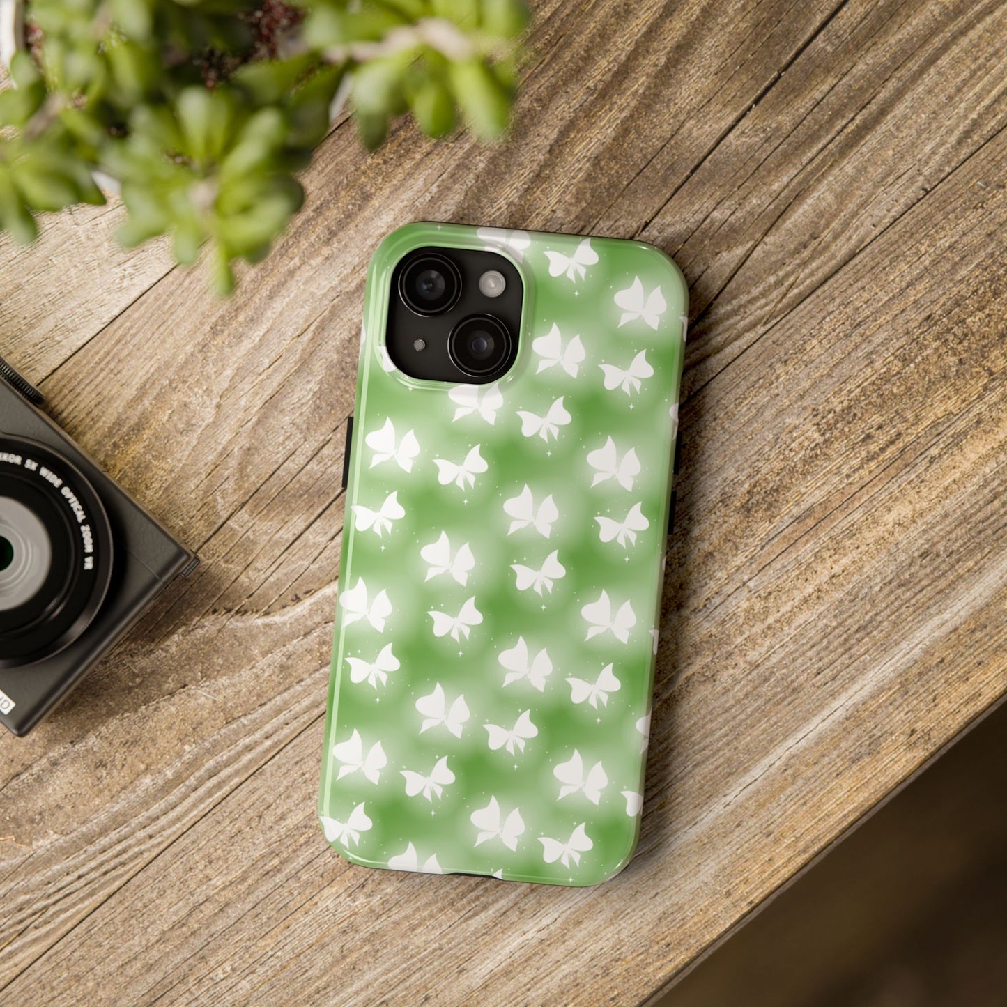 Nature-Inspired Tough Phone Case with Butterfly Design iPhone Samsung Galaxy - MahaCase