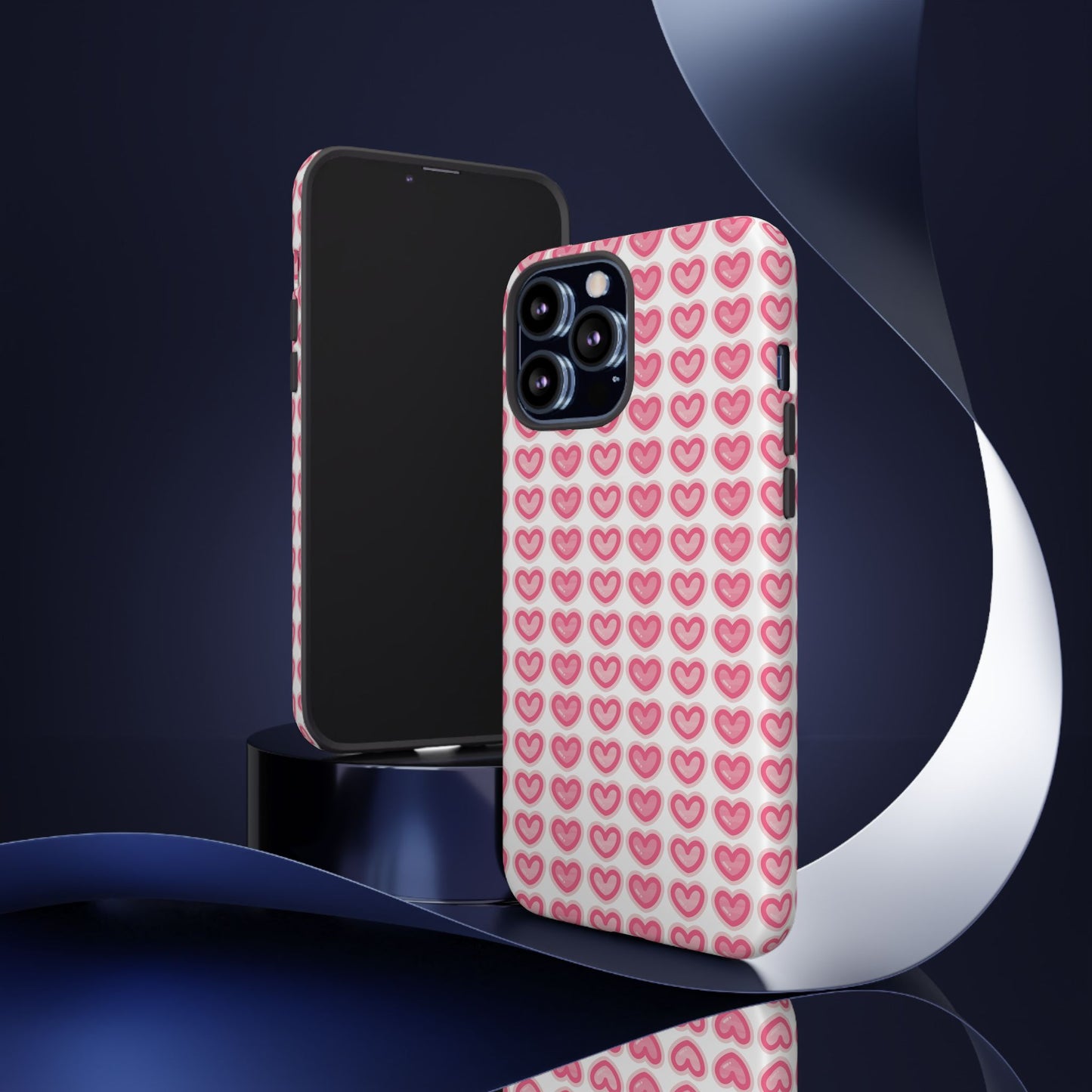 Hearts Pattern - Tough Cases iPhone Samsung Google Pixel - MahaCase