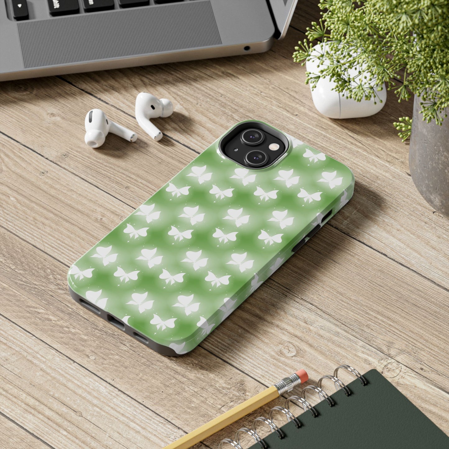 Nature-Inspired Tough Phone Case with Butterfly Design iPhone Samsung Galaxy - MahaCase