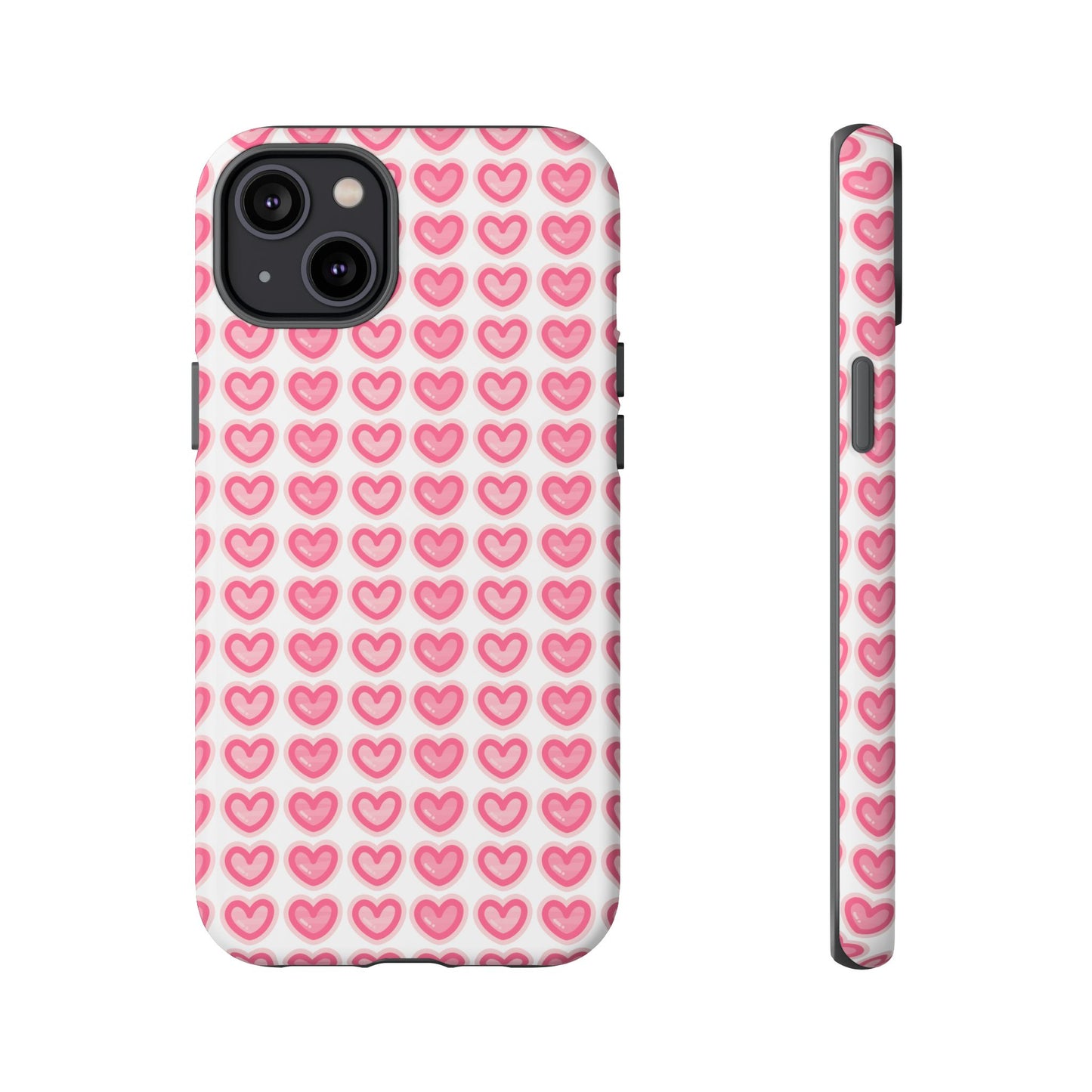 Hearts Pattern - Tough Cases iPhone Samsung Google Pixel - MahaCase