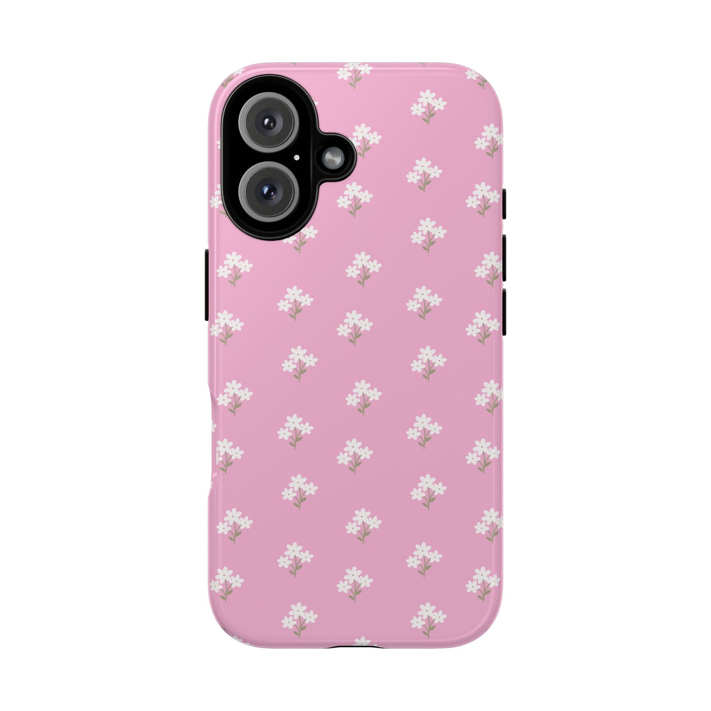 Floral Tough Phone Case - Pink Blossom Design - iPhone Samsung Galaxy Google Pixel - MahaCase