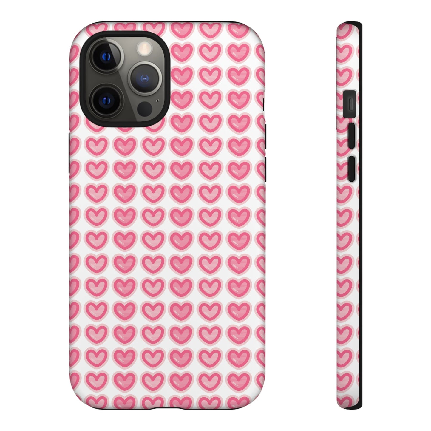 Hearts Pattern - Tough Cases iPhone Samsung Google Pixel - MahaCase
