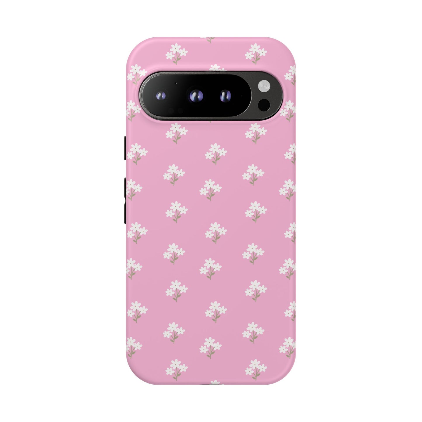 Floral Tough Phone Case - Pink Blossom Design - iPhone Samsung Galaxy Google Pixel - MahaCase