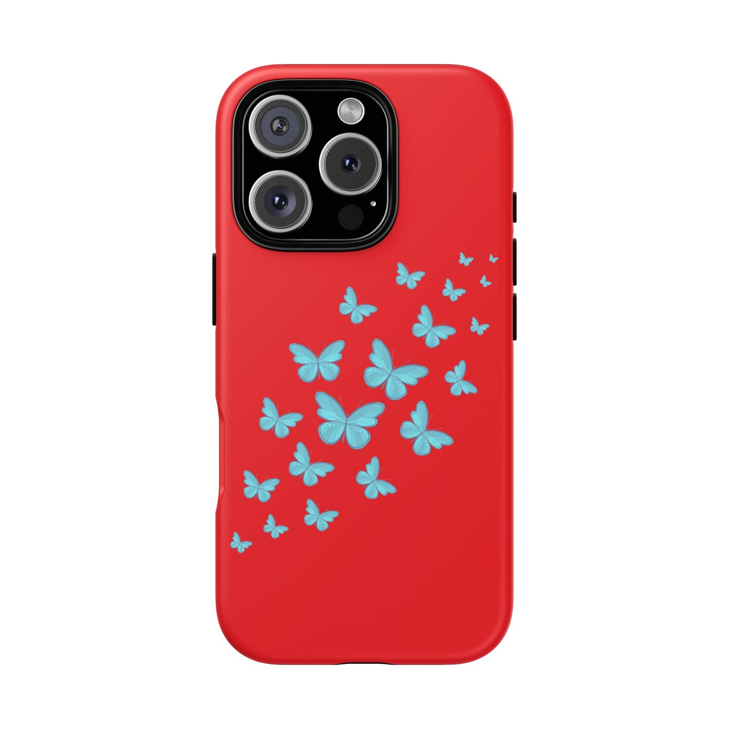Butterflies in Red - Tough Cases iPhone Samsung Google Pixel - MahaCase