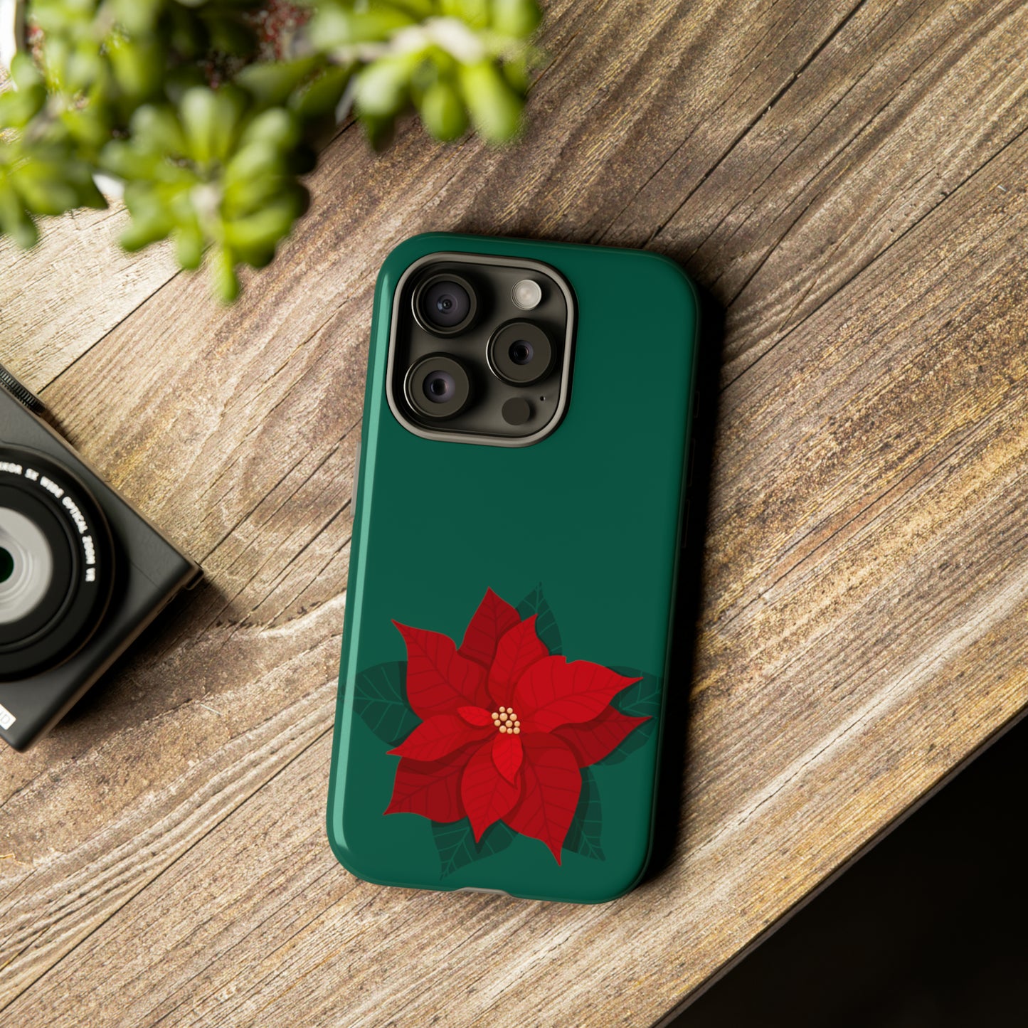 Poinsettia Charm #10-Tough Cases - MahaCase