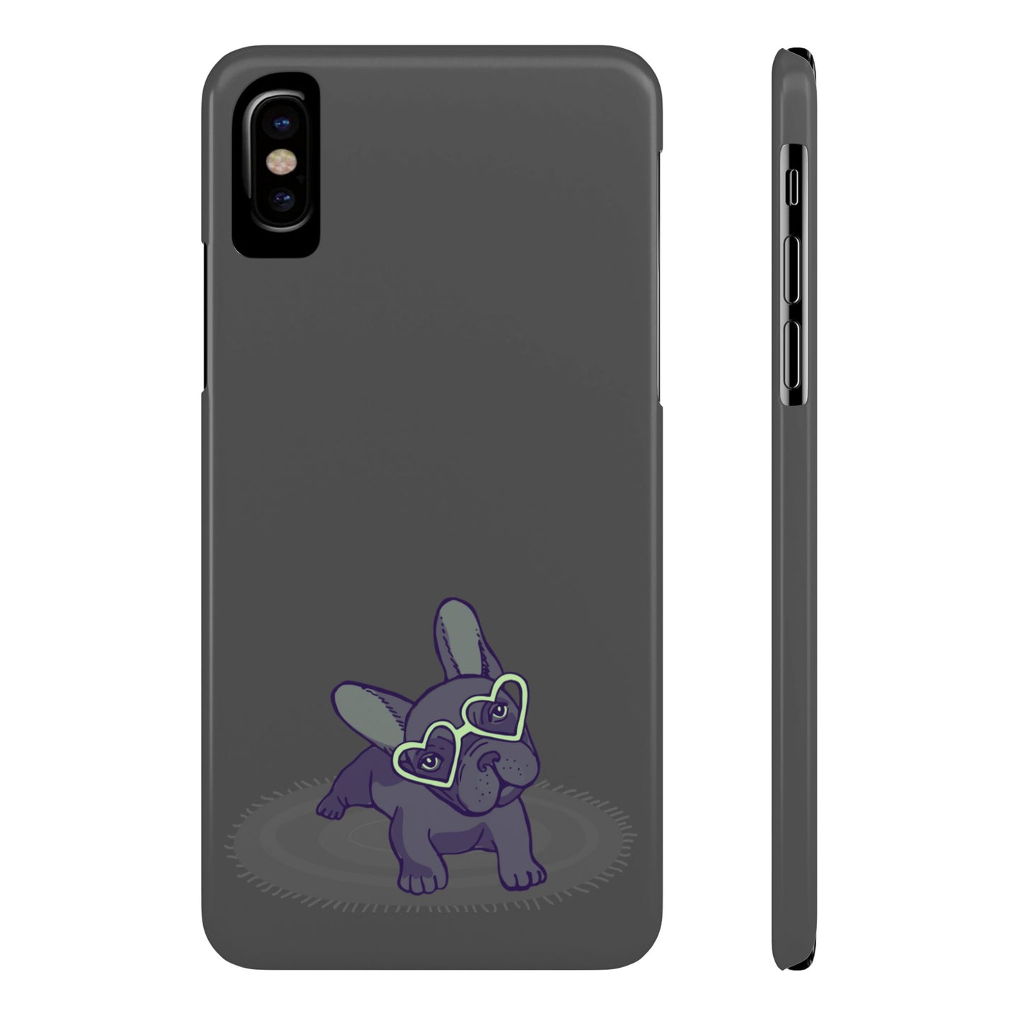 Bulldog Puppy Slim iPhone Cases - MahaCase