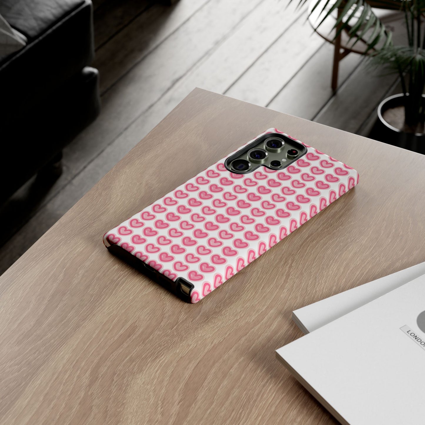 Hearts Pattern - Tough Cases iPhone Samsung Google Pixel - MahaCase