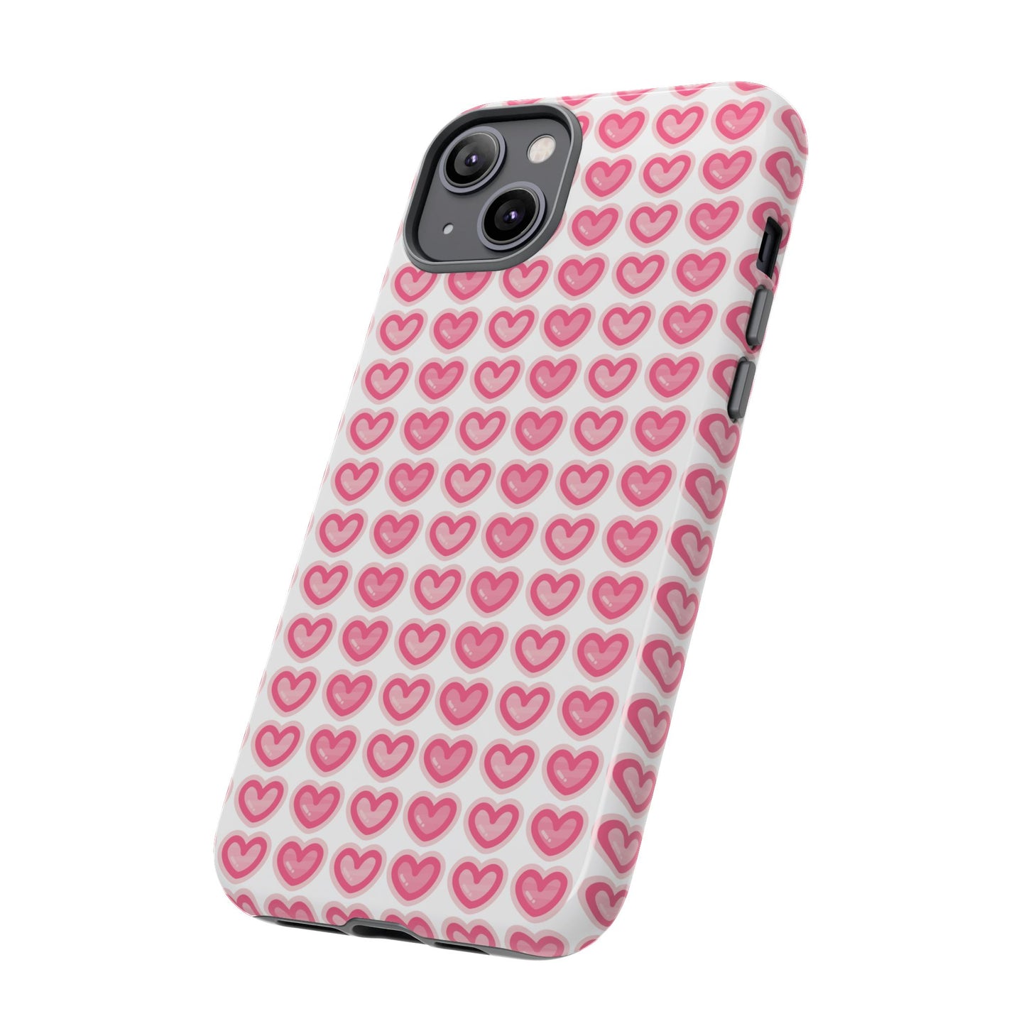 Hearts Pattern - Tough Cases iPhone Samsung Google Pixel - MahaCase
